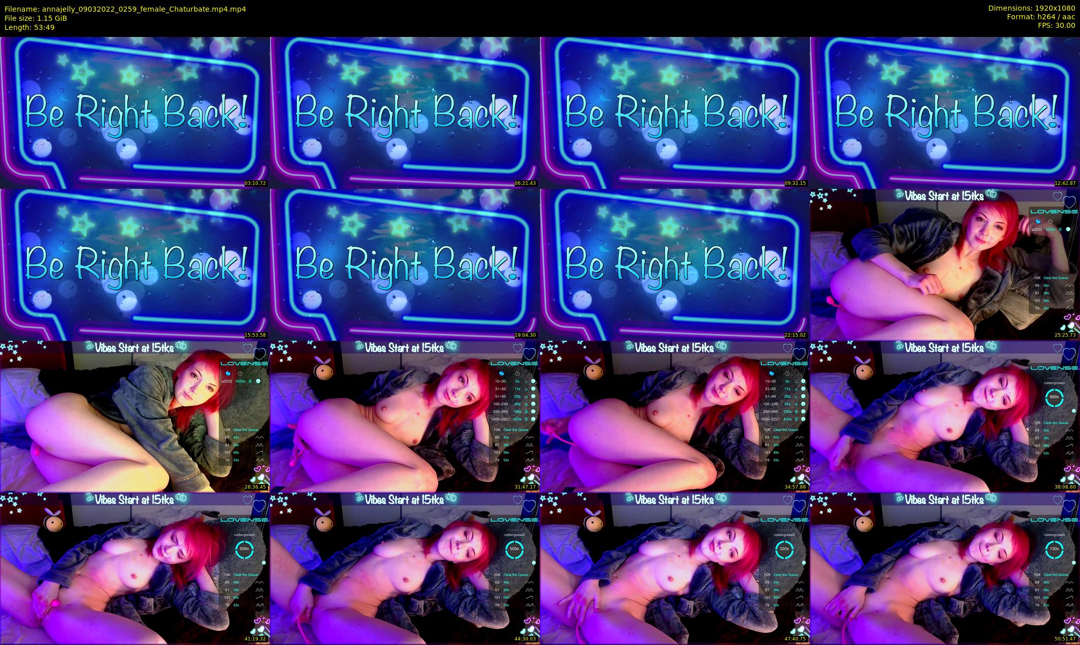annajelly — 54 minute Chaturbate couple cam show recording, 1080p, Mar 9, 2022