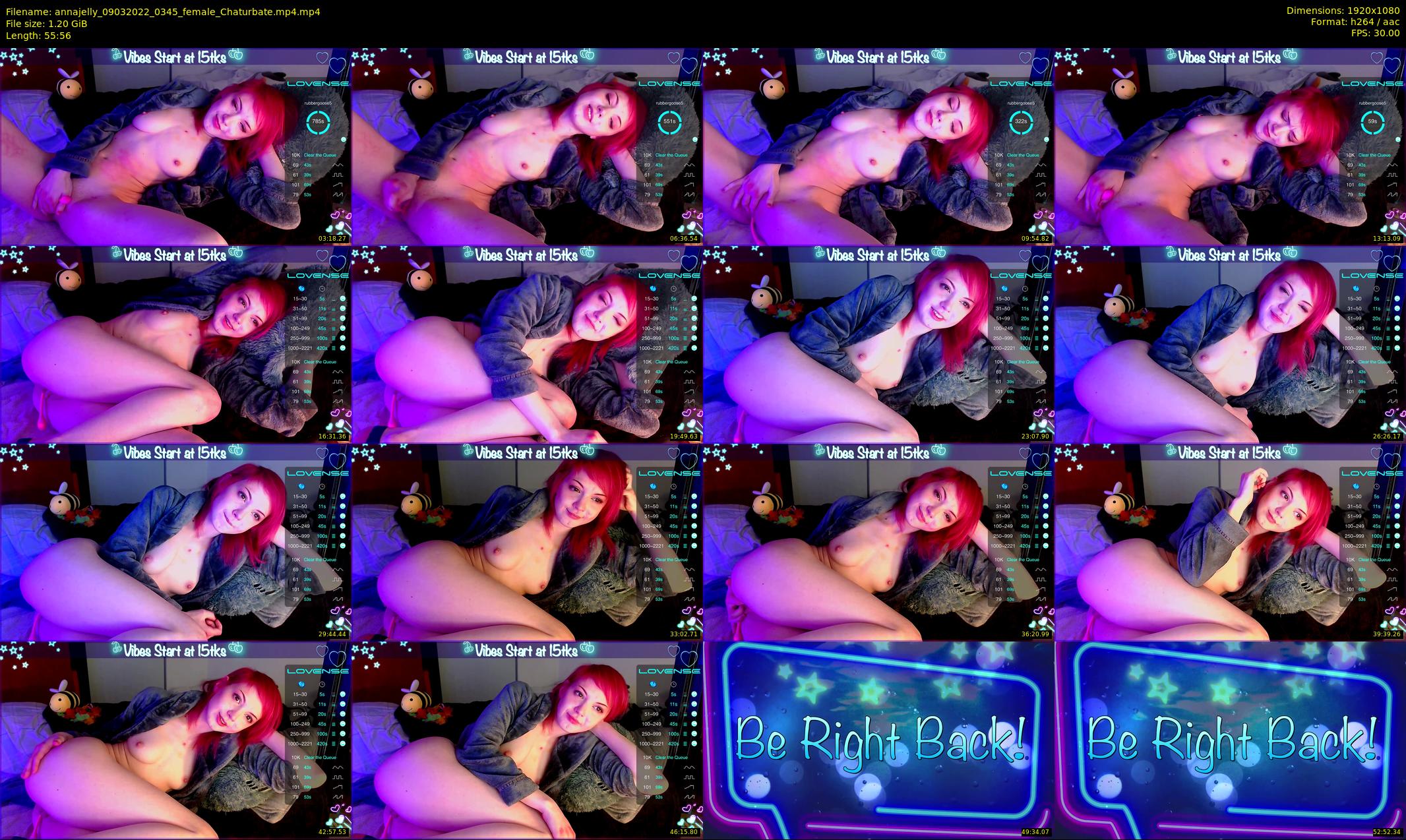 annajelly — 56 minute Chaturbate couple cam show recording, 1080p, Mar 9, 2022