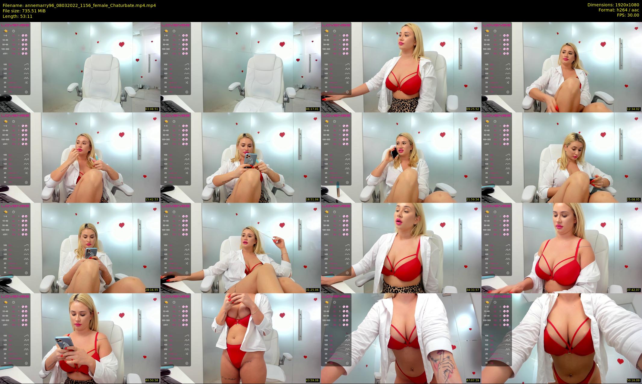 annemarry96 — 54 minute Chaturbate female cam show recording, 1080p, Mar 8, 2022