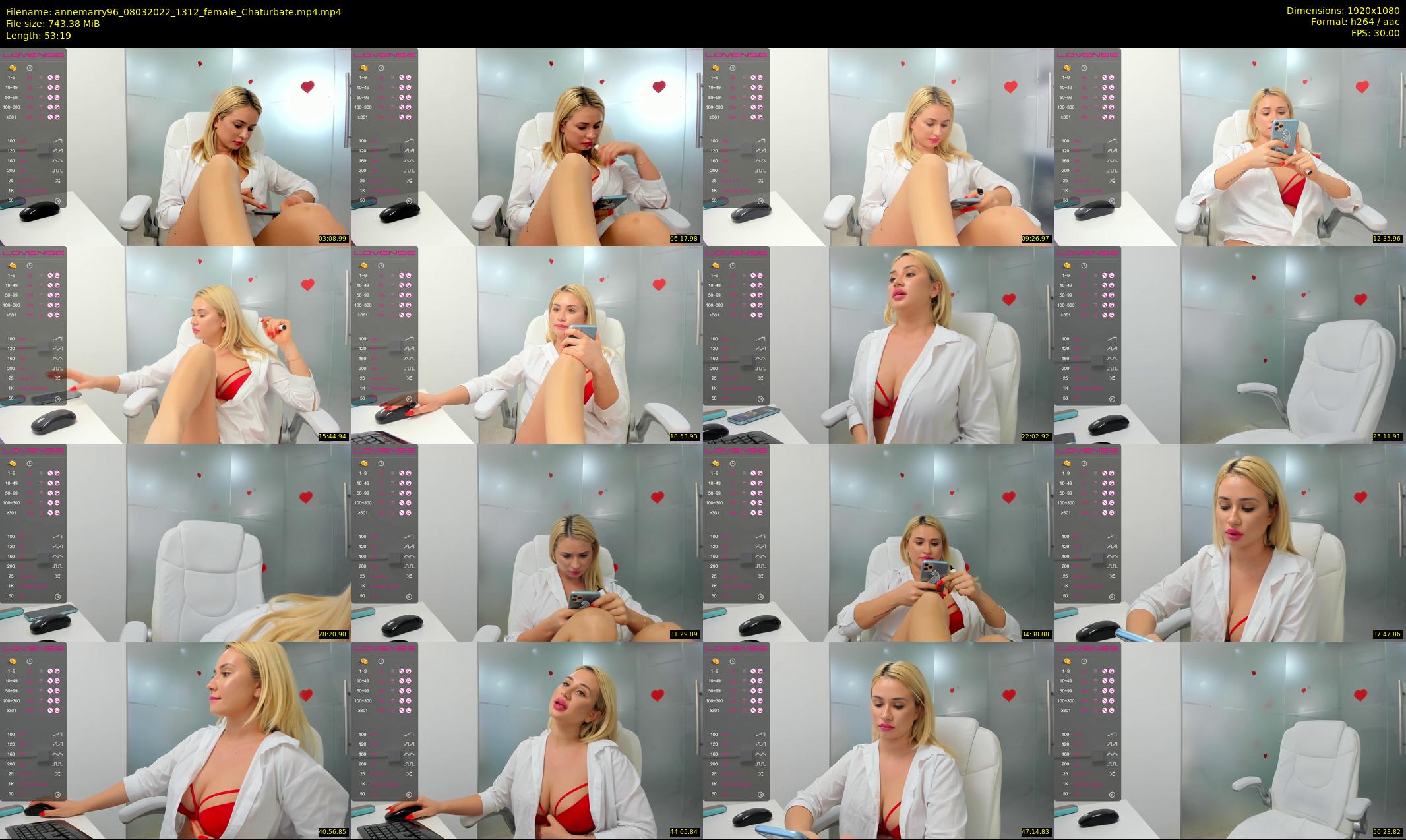annemarry96 — 54 minute Chaturbate female cam show recording, 1080p, Mar 8, 2022