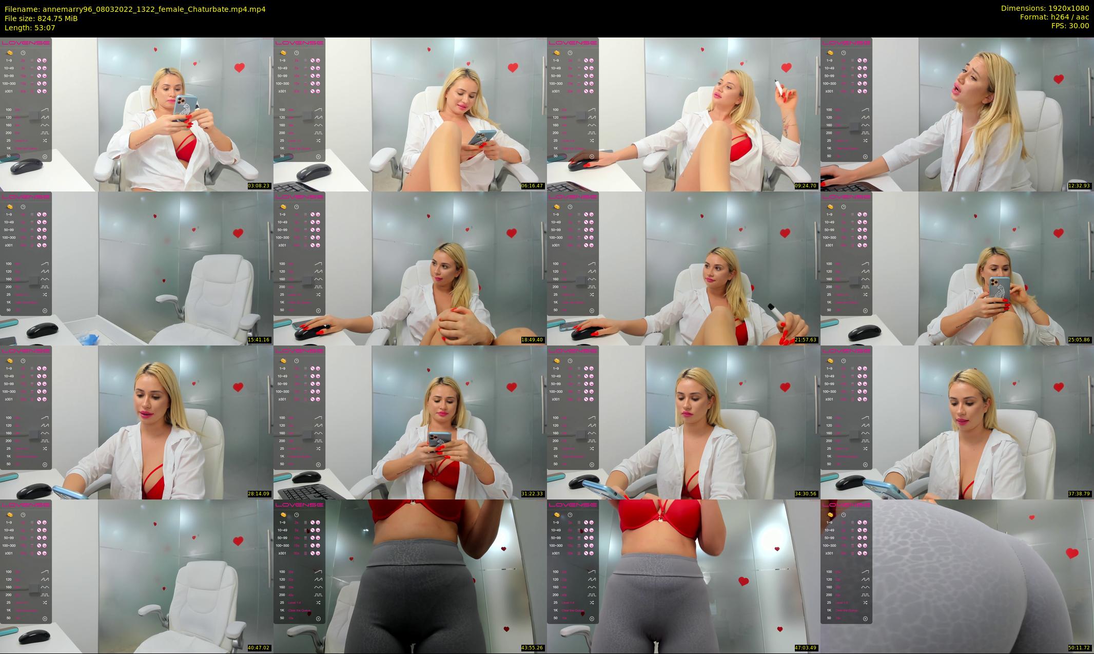 annemarry96 — 54 minute Chaturbate female cam show recording, 1080p, Mar 8, 2022