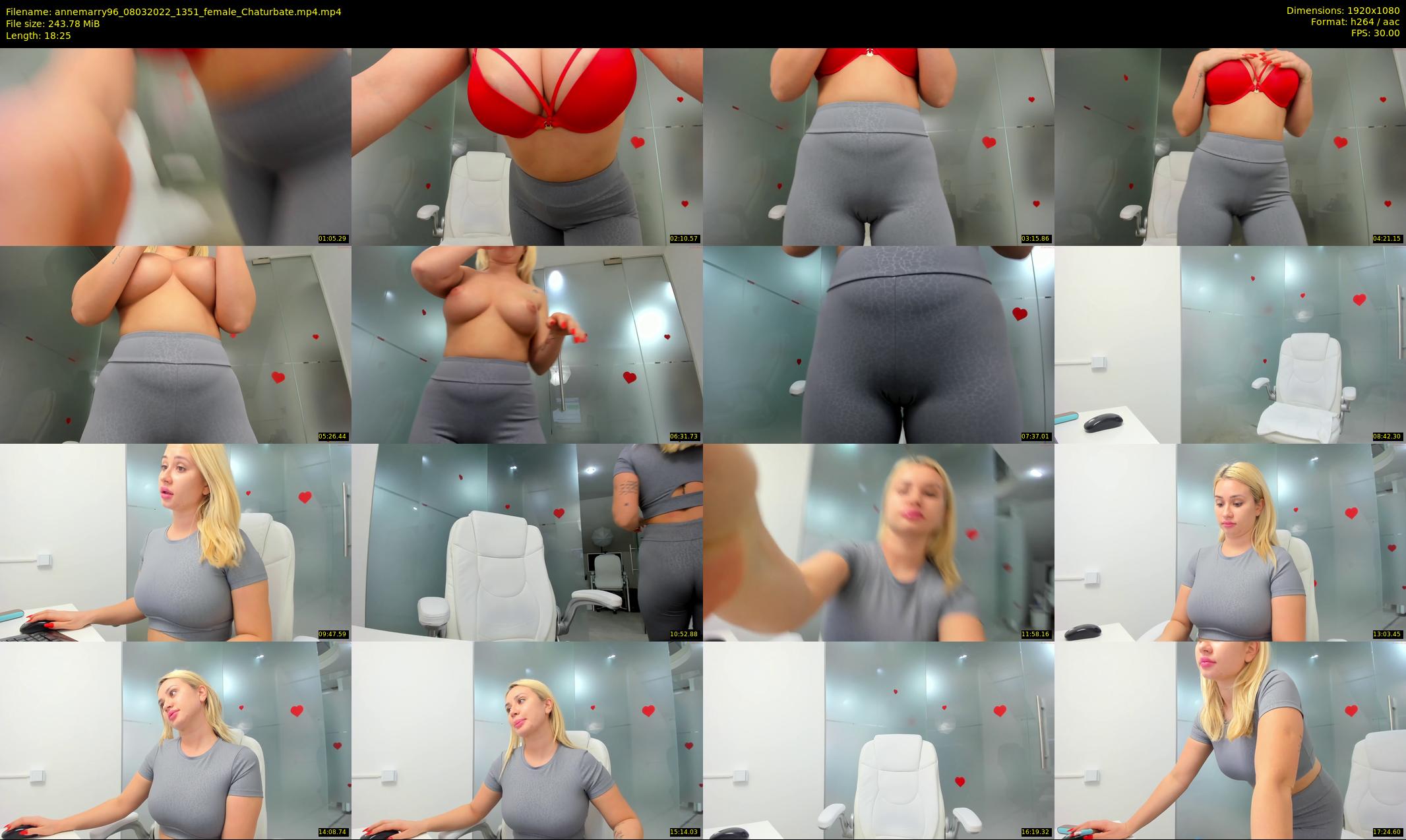annemarry96 — 19 minute Chaturbate female cam show recording, 1080p, Mar 8, 2022