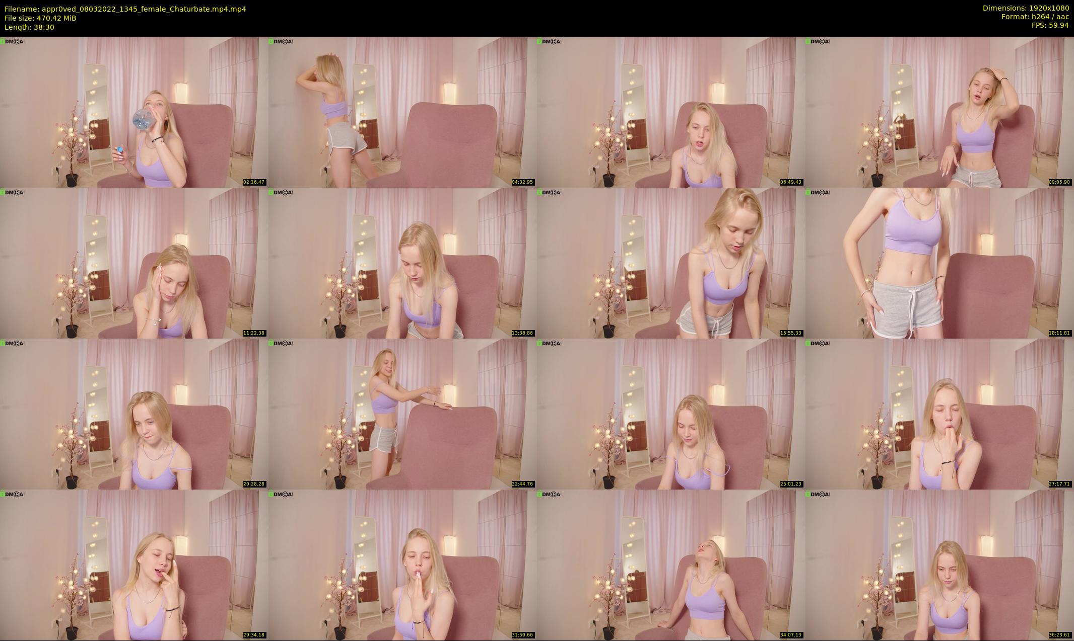 appr0ved — 39 minute Chaturbate female cam show recording, 1080p, Mar 8, 2022