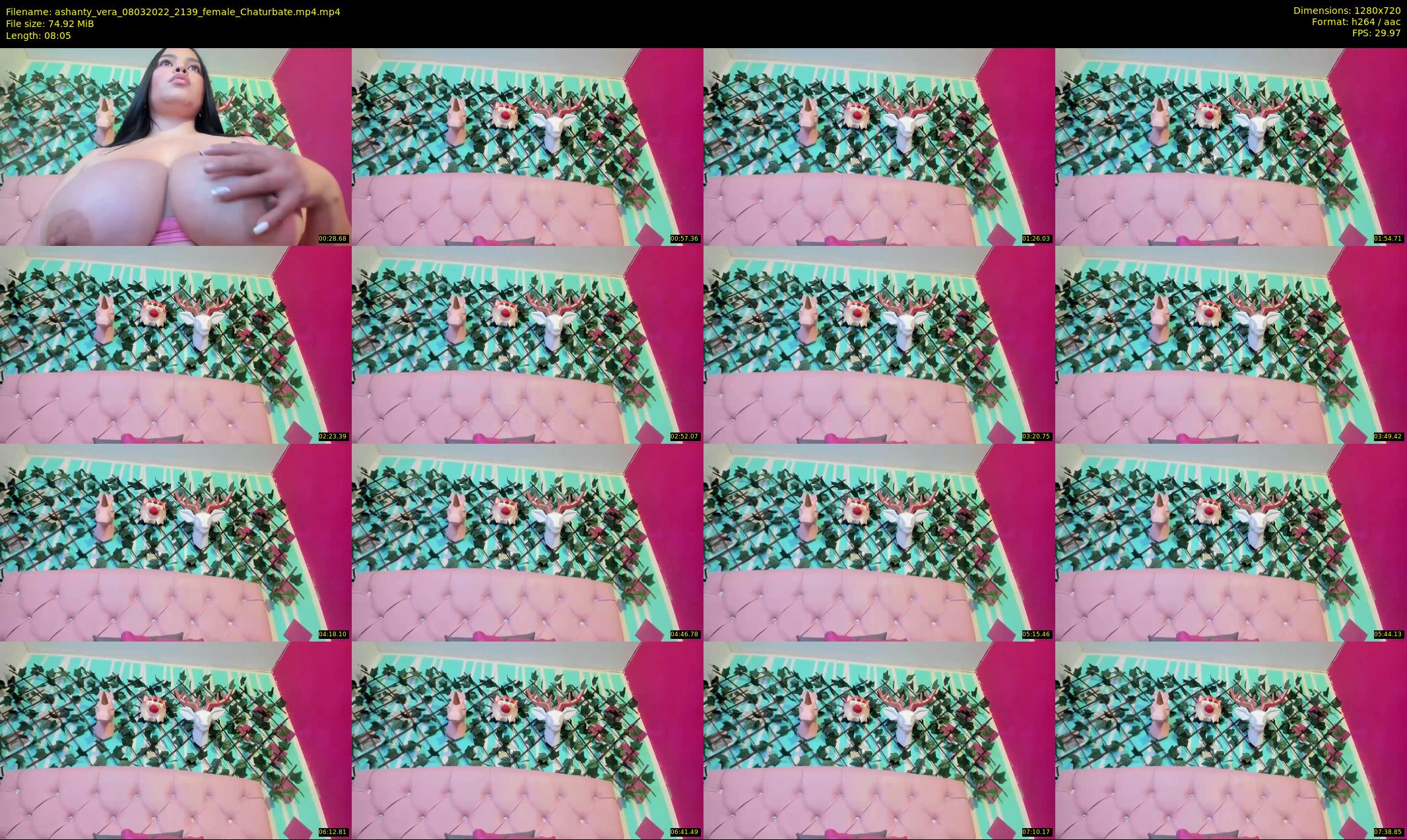 ashanty_vera — 9 minute Chaturbate couple cam show recording, 720p, Mar 8, 2022