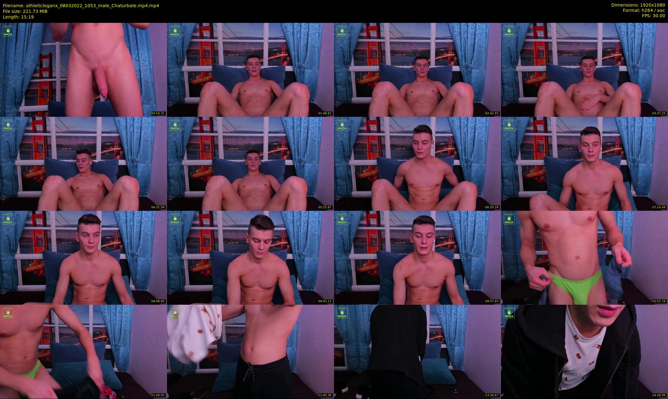 athleticloganx — 16 minute Chaturbate male cam show recording, 1080p, Mar 8, 2022