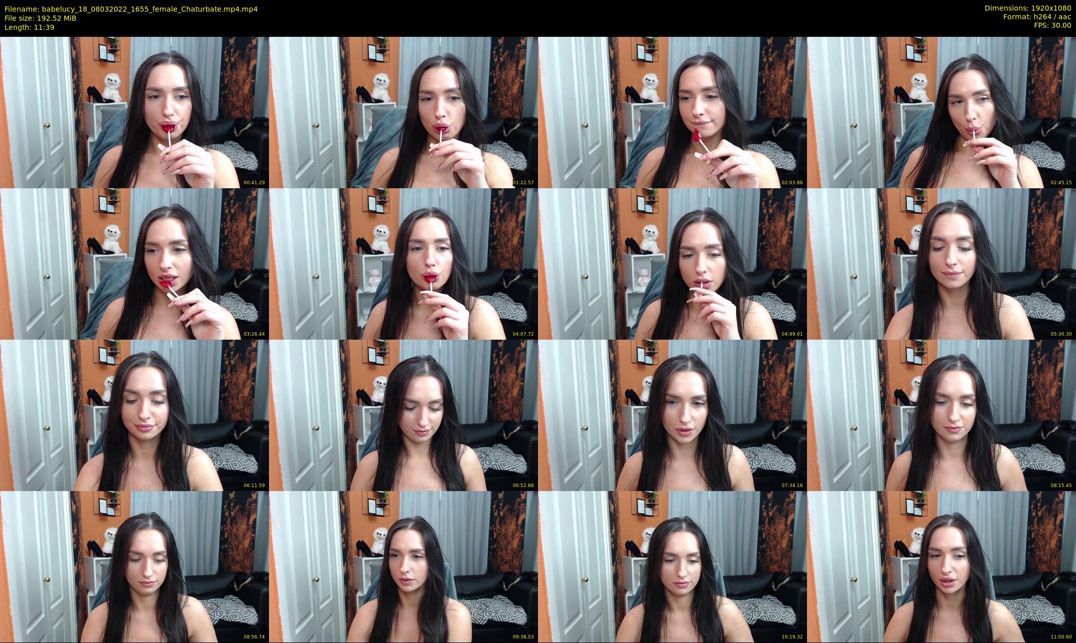 babelucy_18 — 12 minute Chaturbate female cam show recording, 1080p, Mar 8, 2022