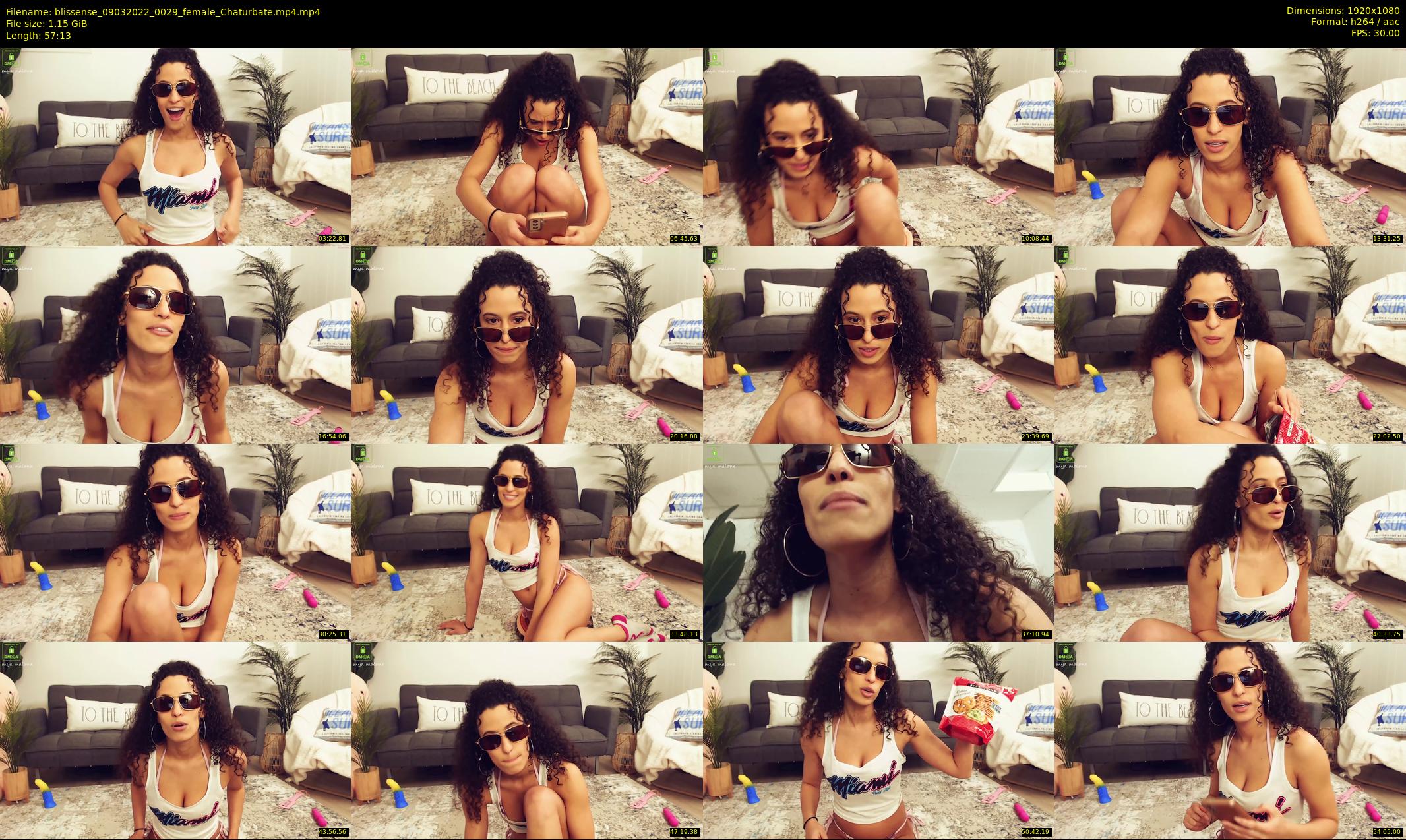 blissense — 58 minute Chaturbate female cam show recording, 1080p, Mar 9, 2022