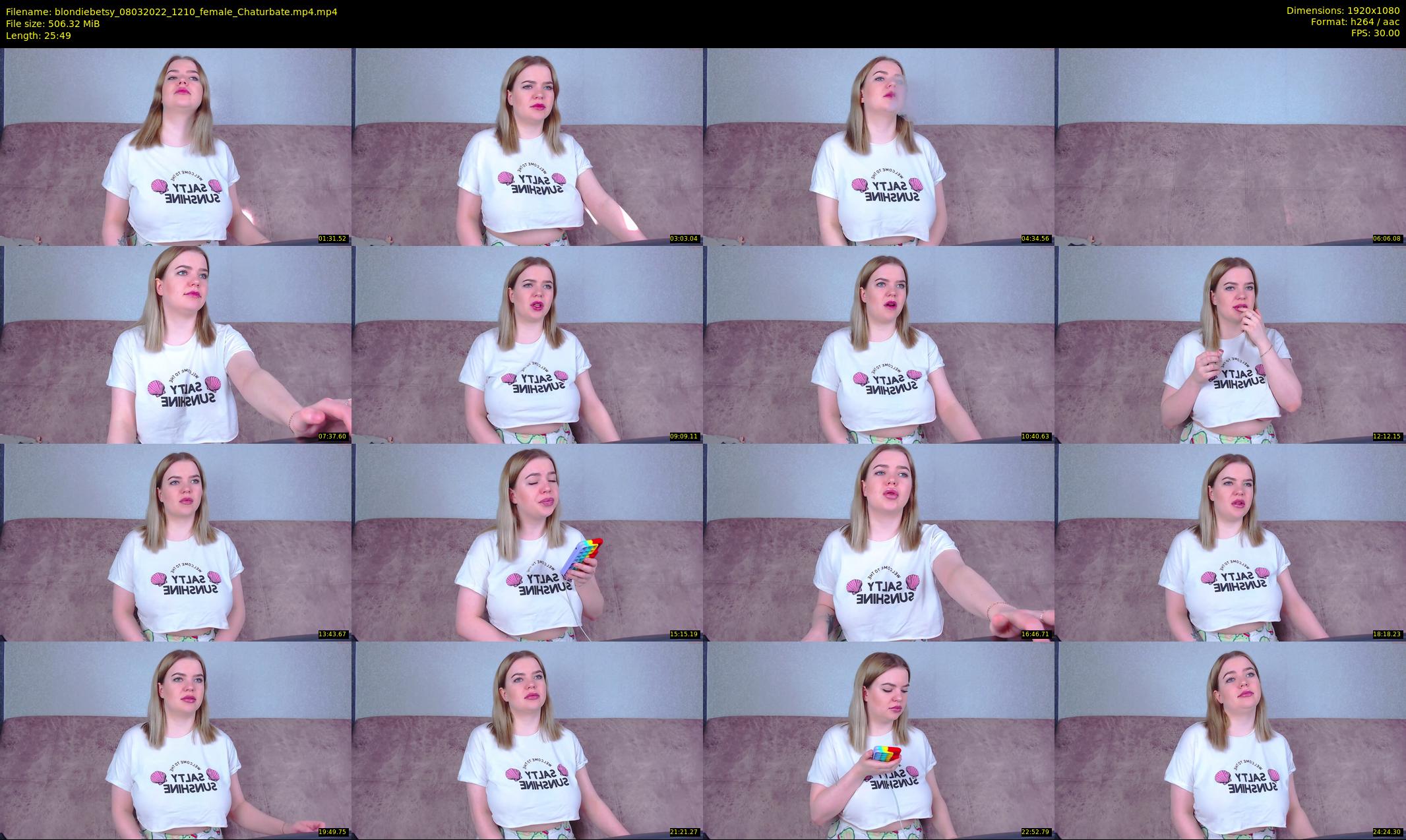 blondiebetsy — 26 minute Chaturbate female cam show recording, 1080p, Mar 8, 2022