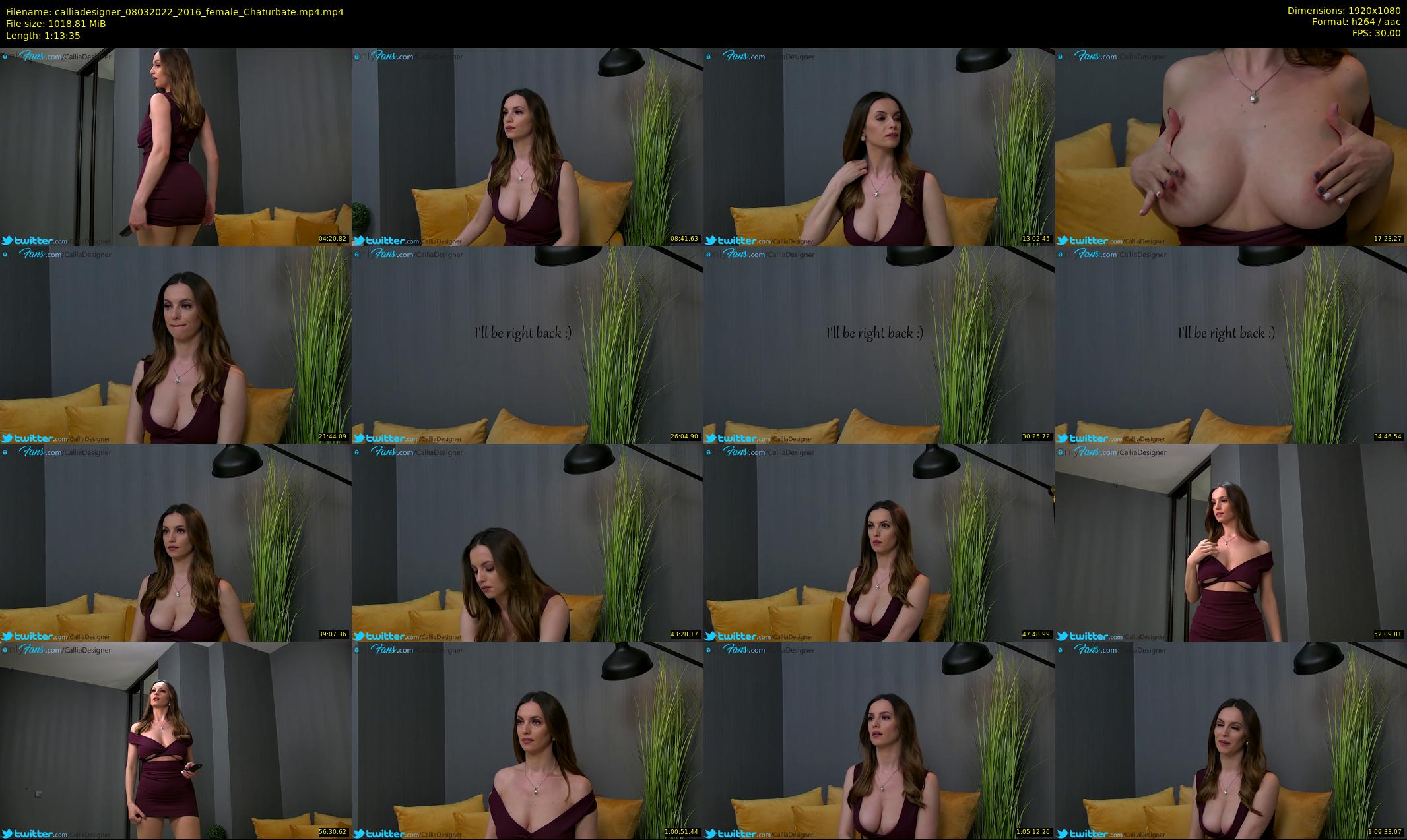calliadesigner — 74 minute Chaturbate female cam show recording, 1080p, Mar 8, 2022