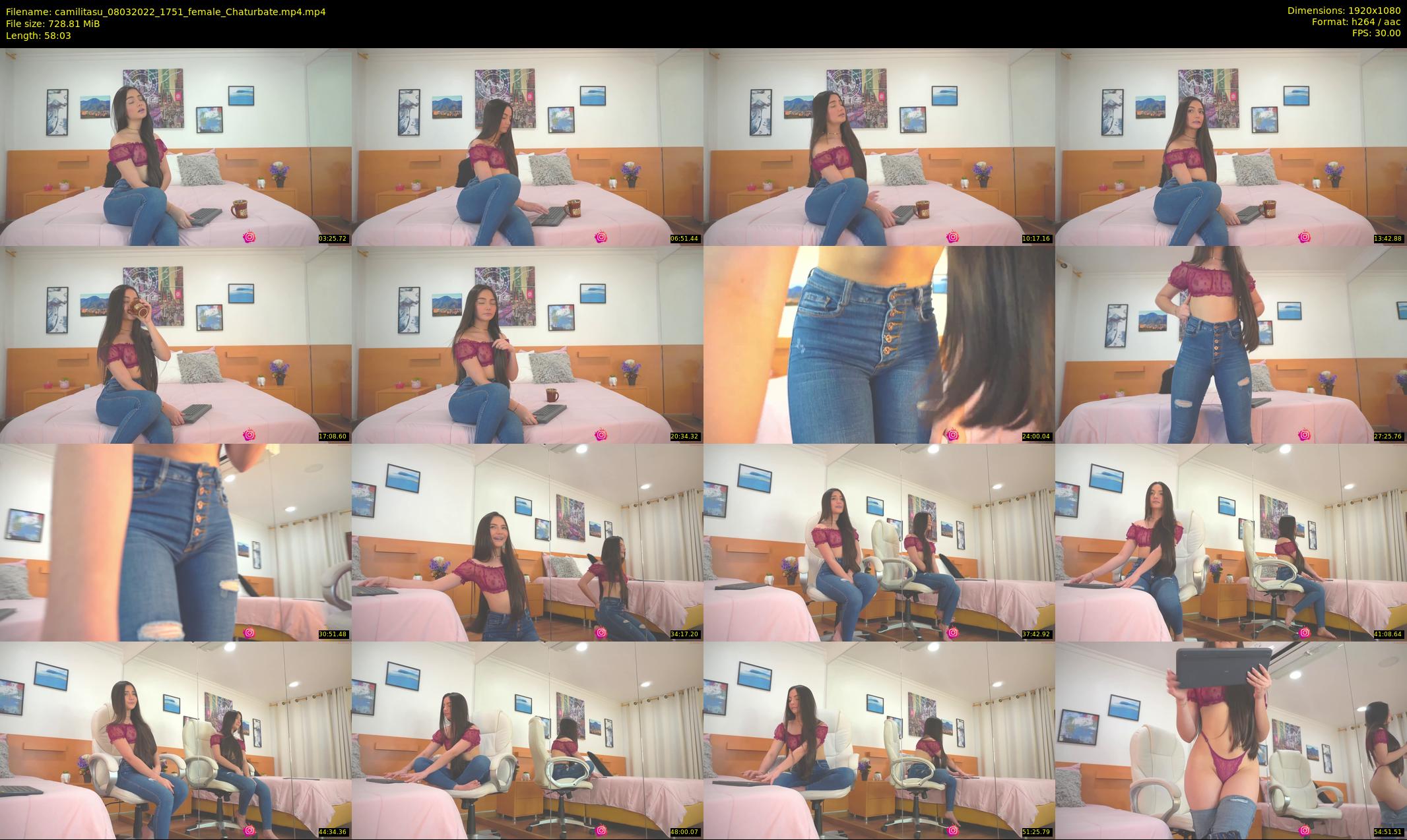 camilitasu — 59 minute Chaturbate female cam show recording, 1080p, Mar 8, 2022