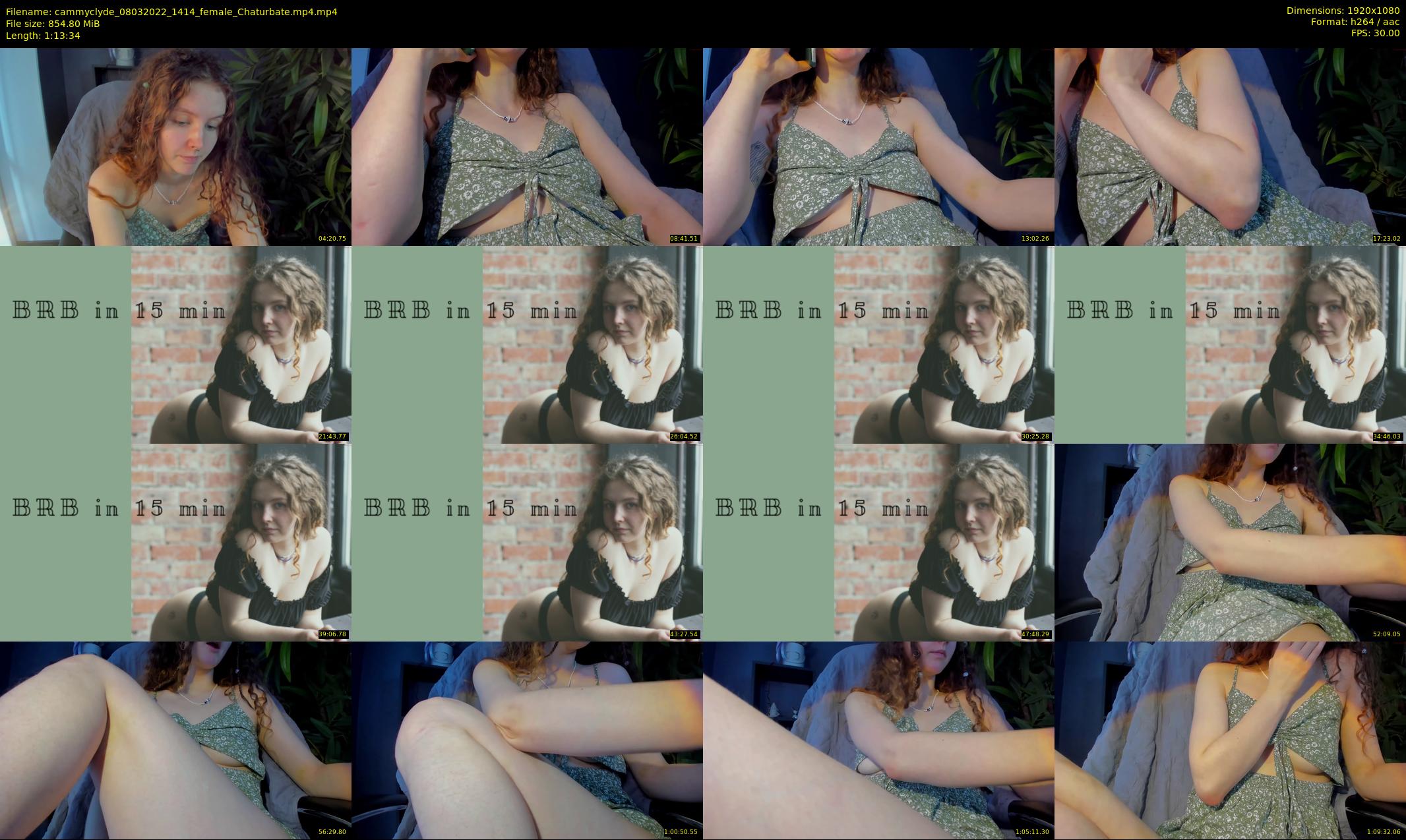cammyclyde — 74 minute Chaturbate female cam show recording, 1080p, Mar 8, 2022