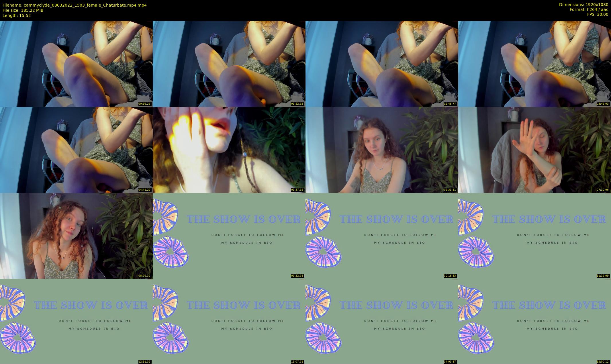 cammyclyde — 16 minute Chaturbate female cam show recording, 1080p, Mar 8, 2022