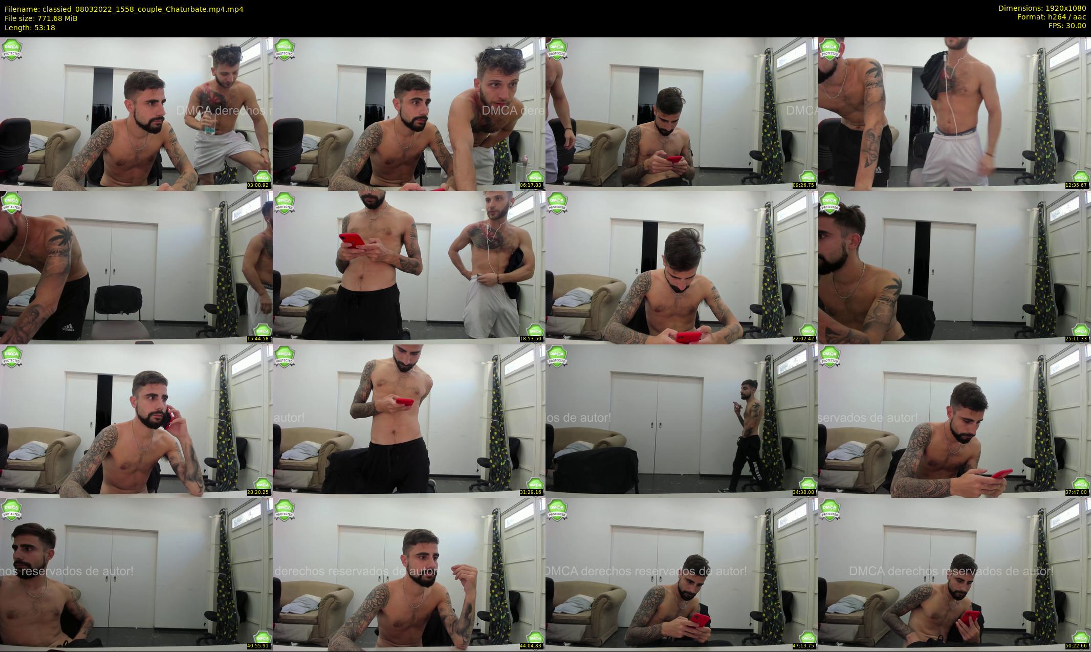 classied — 54 minute Chaturbate male cam show recording, 1080p, Mar 8, 2022