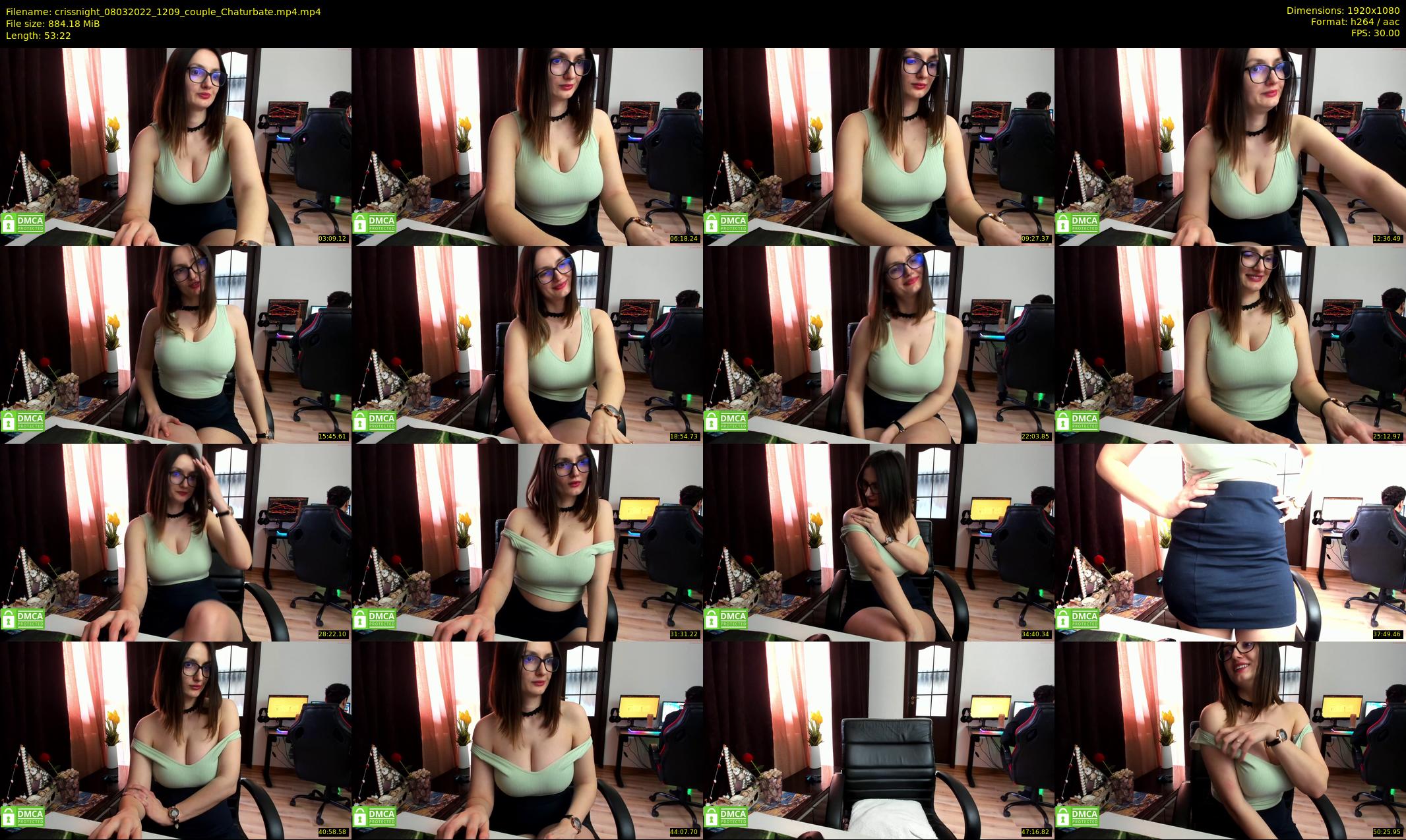 crissnight — 54 minute Chaturbate female cam show recording, 1080p, Mar 8, 2022