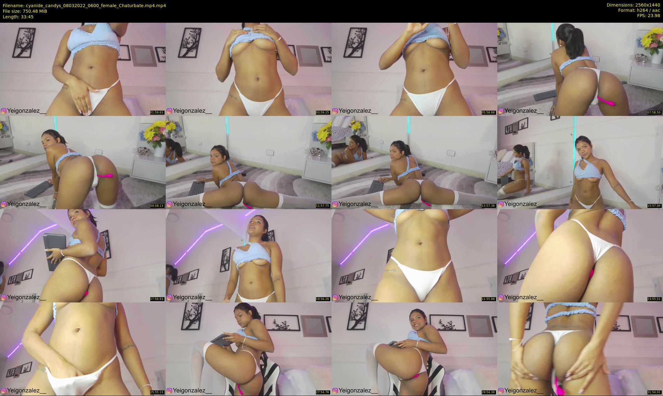 cyanide_candys — 34 minute Chaturbate female cam show recording, 1080p, Mar 8, 2022