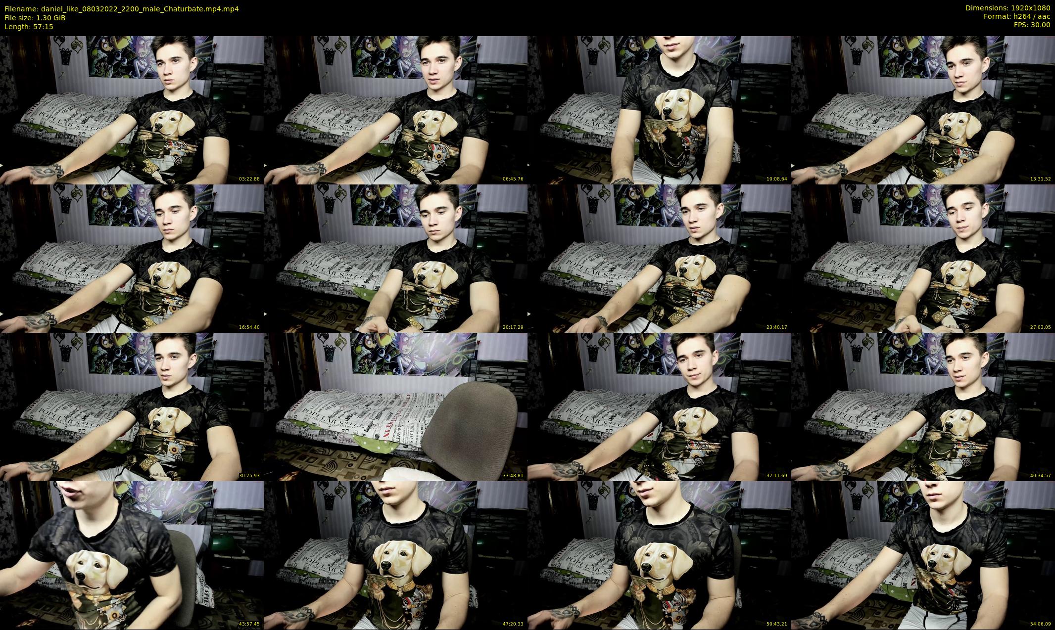 daniel_like — 58 minute Chaturbate male cam show recording, 1080p, Mar 8, 2022