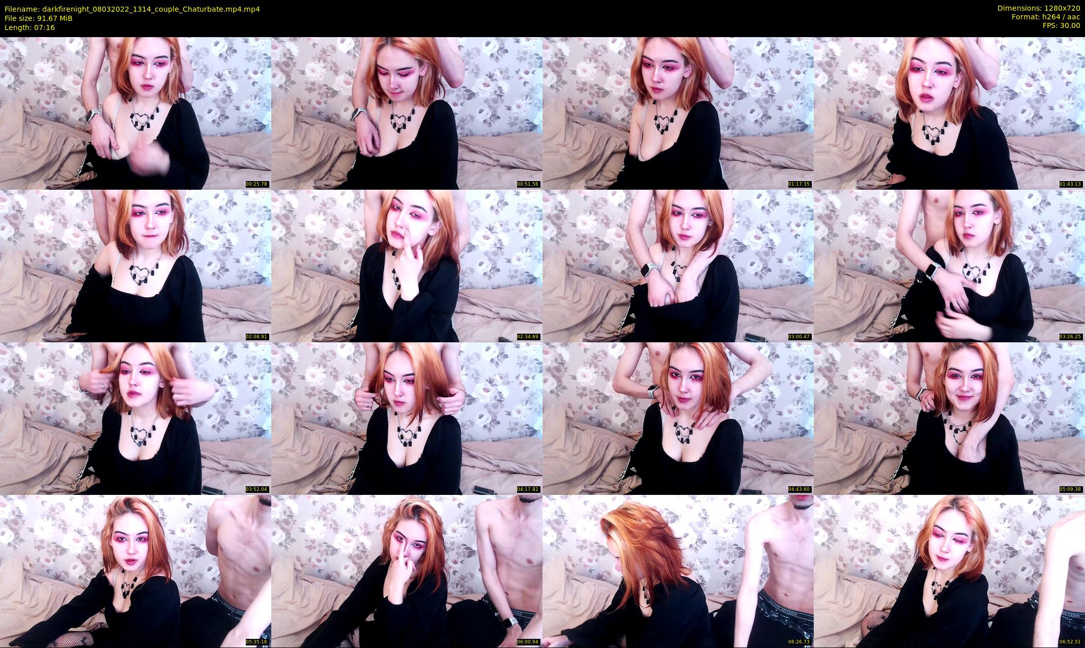 darkfirenight — 8 minute Chaturbate couple cam show recording, 720p, Mar 8, 2022