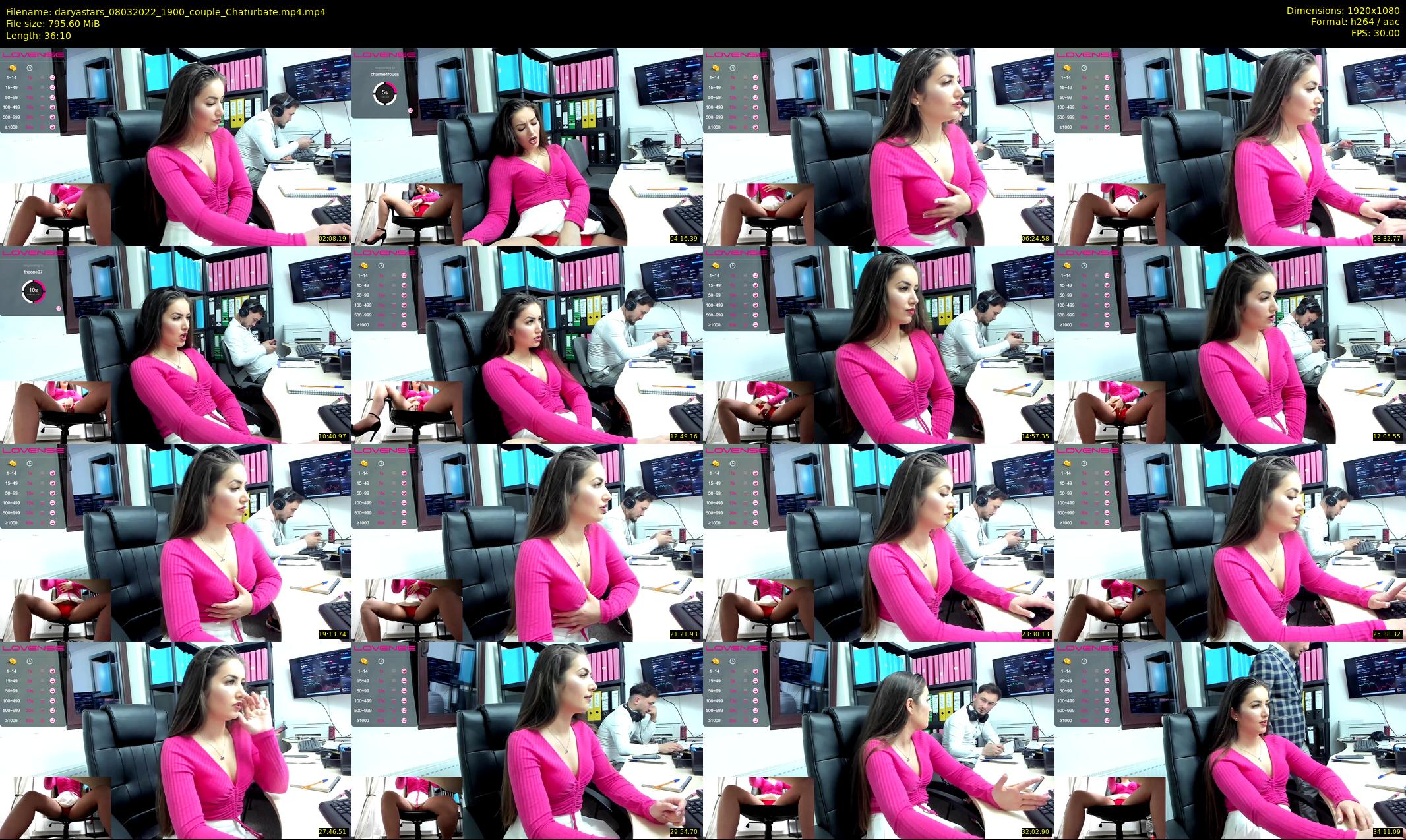 daryastars — 37 minute Chaturbate couple cam show recording, 1080p, Mar 8, 2022