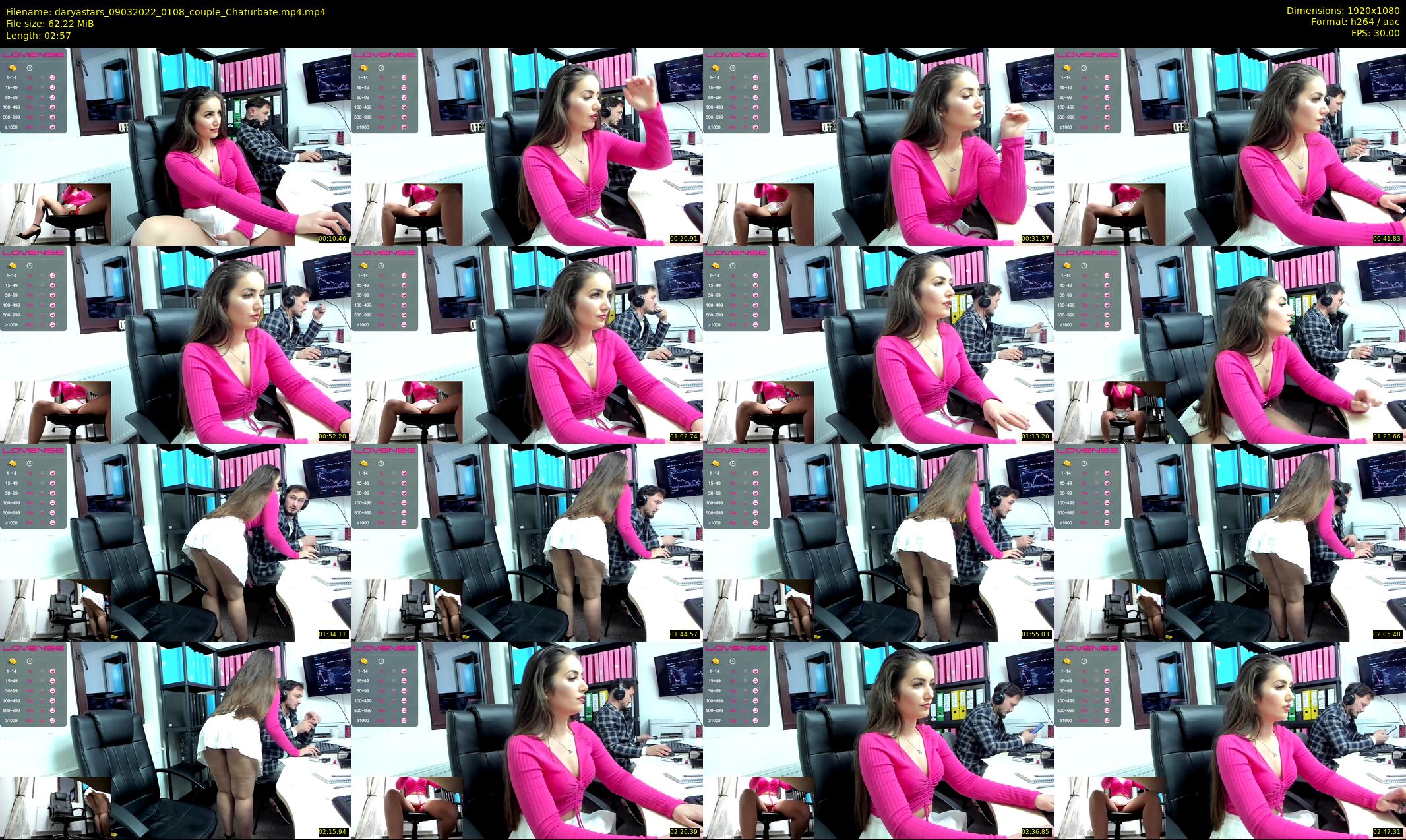 daryastars — 3 minute Chaturbate couple cam show recording, 1080p, Mar 9, 2022
