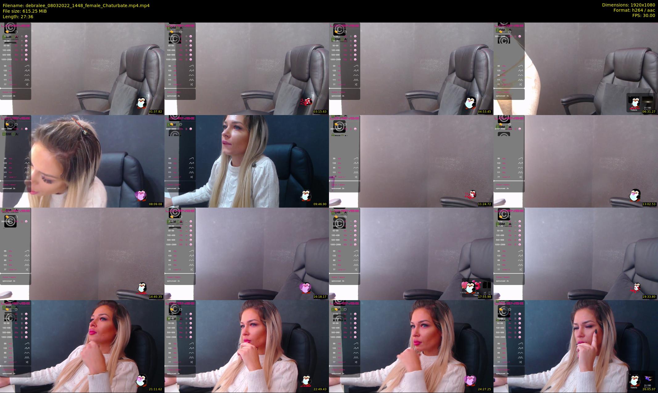 debralee — 28 minute Chaturbate female cam show recording, 1080p, Mar 8, 2022