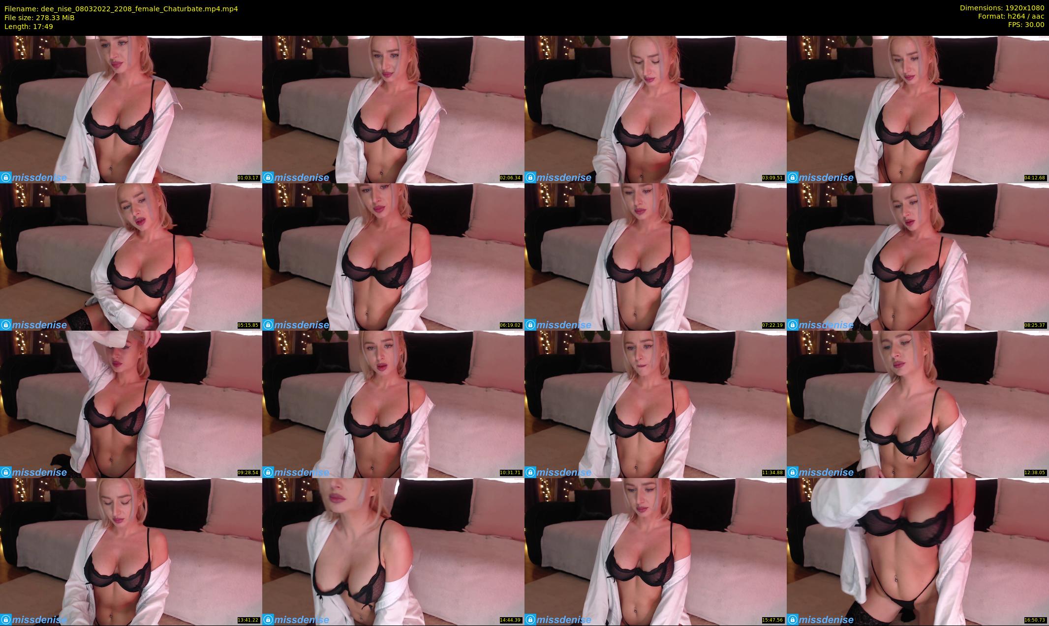 dee_nise — 18 minute Chaturbate female cam show recording, 1080p, Mar 8, 2022