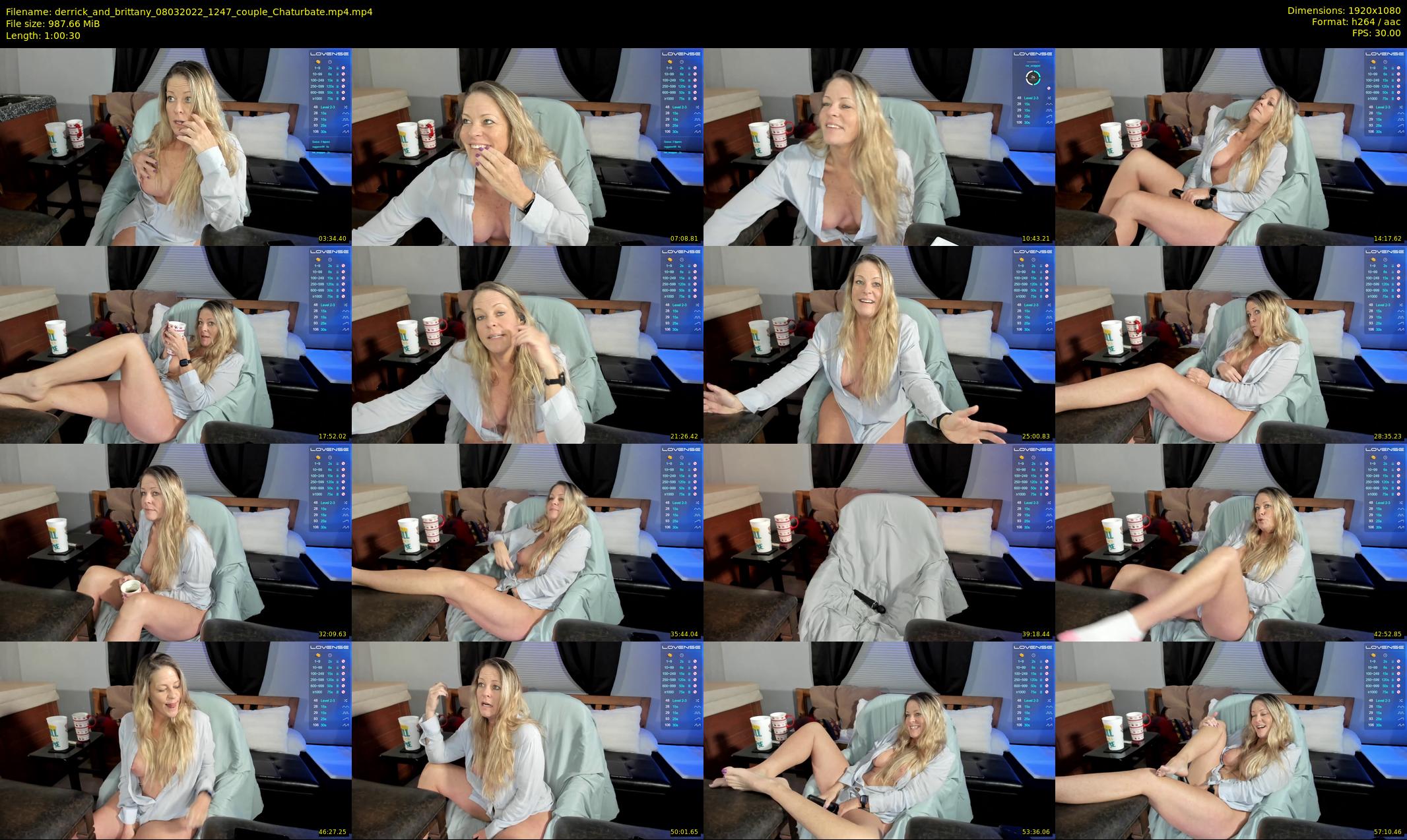 derrick_and_brittany — 61 minute Chaturbate couple cam show recording, 1080p, Mar 8, 2022