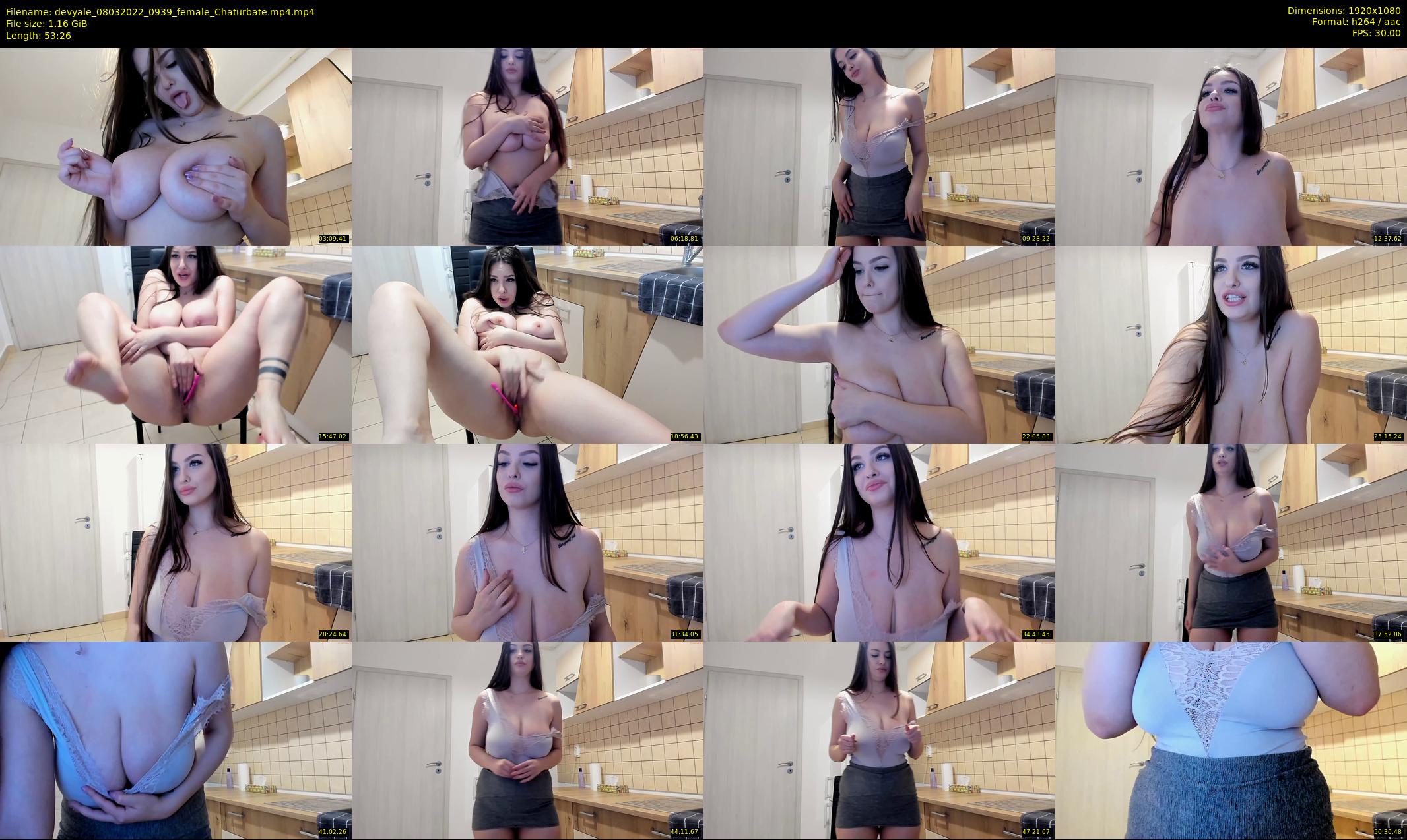 devyale — 54 minute Chaturbate female cam show recording, 1080p, Mar 8, 2022