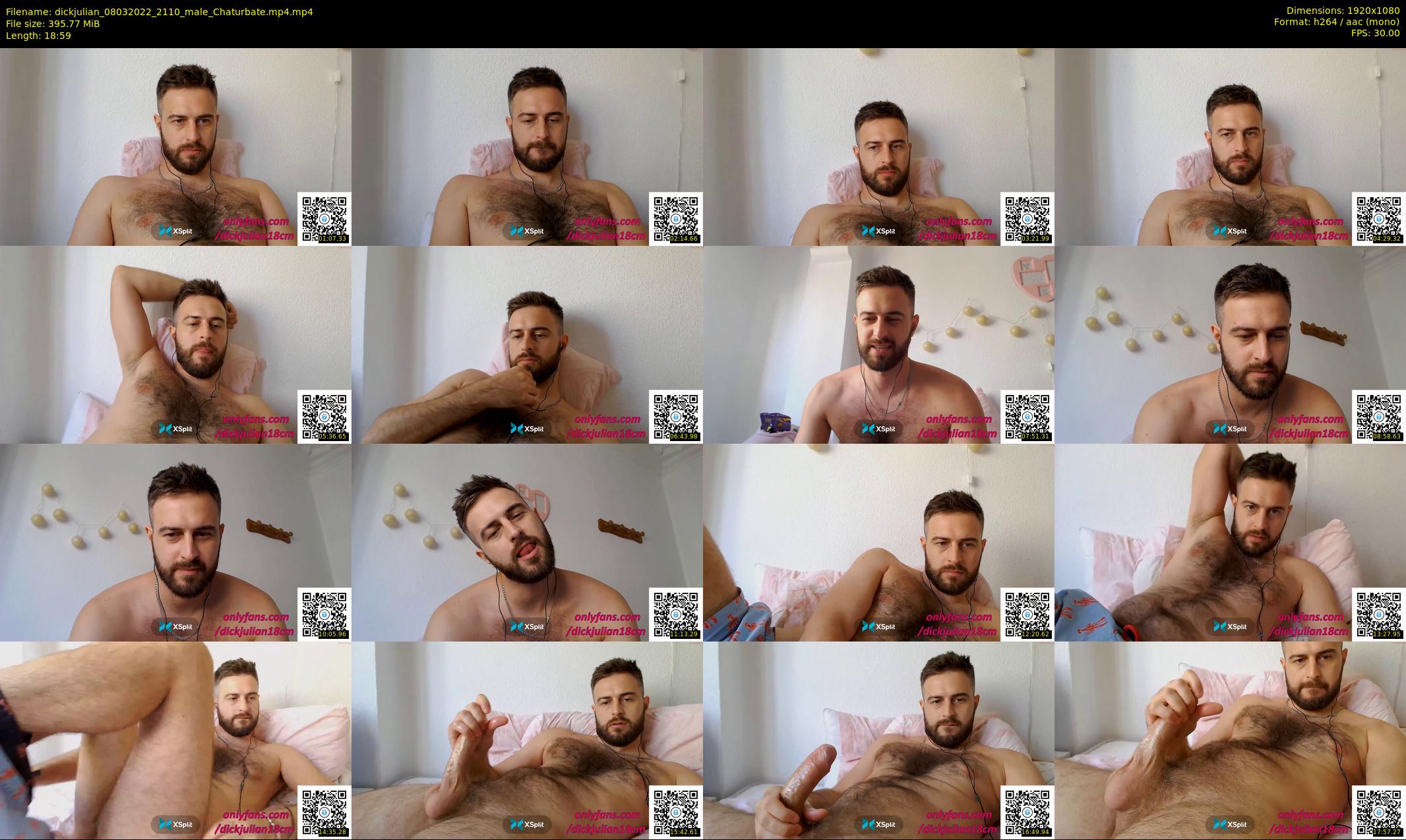 dickjulian — 19 minute Chaturbate male cam show recording, 1080p, Mar 8, 2022