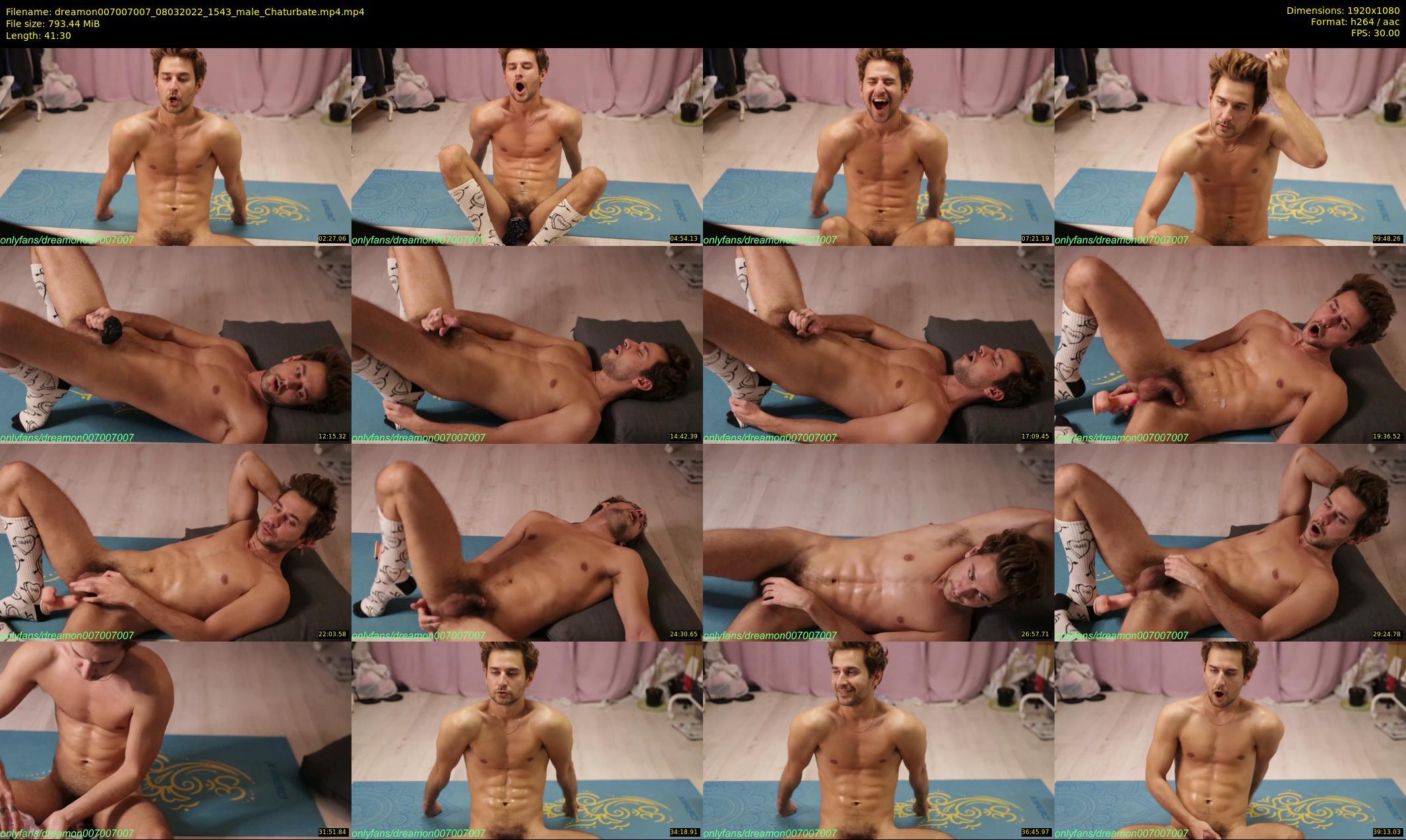 dreamon007007007 — 42 minute Chaturbate male cam show recording, 1080p, Mar 8, 2022