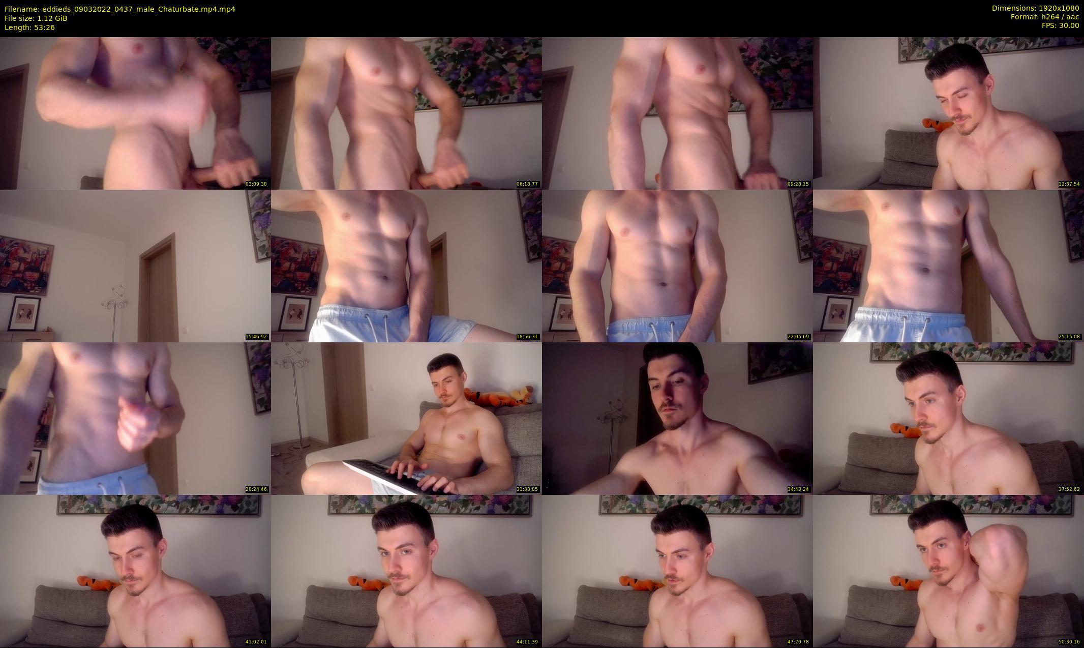 eddieds — 54 minute Chaturbate male cam show recording, 1080p, Mar 9, 2022