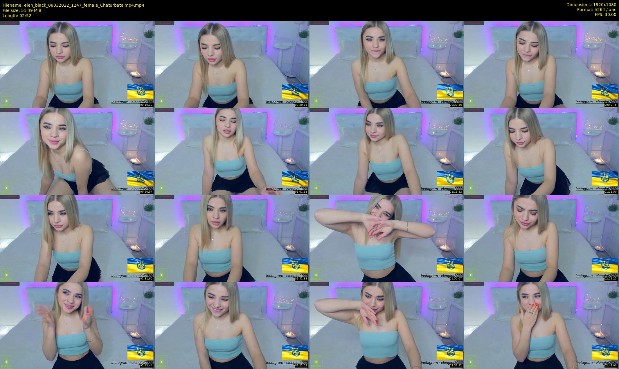 elen_black — 3 minute Chaturbate female cam show recording, 1080p, Mar 8, 2022