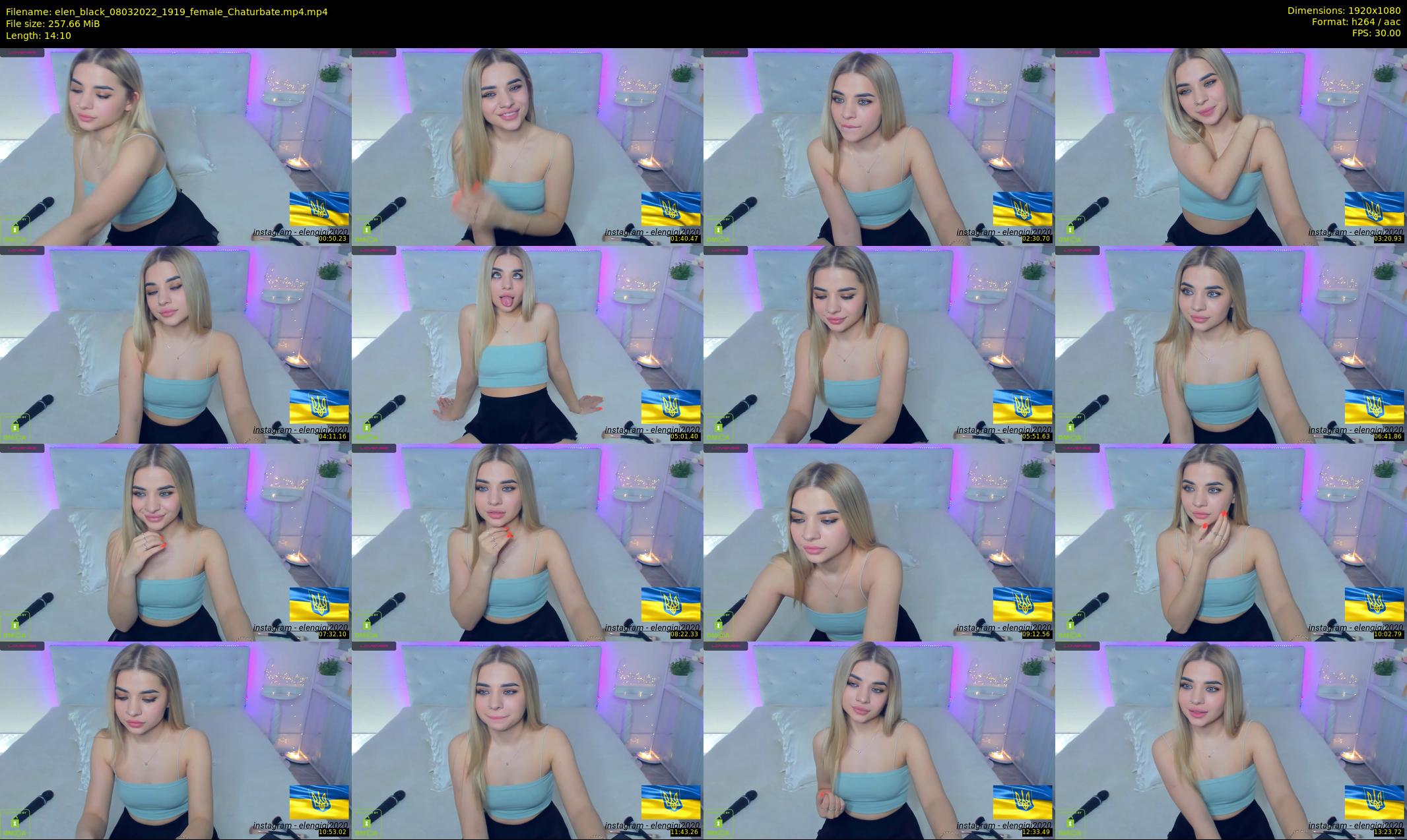 elen_black — 15 minute Chaturbate female cam show recording, 1080p, Mar 8, 2022