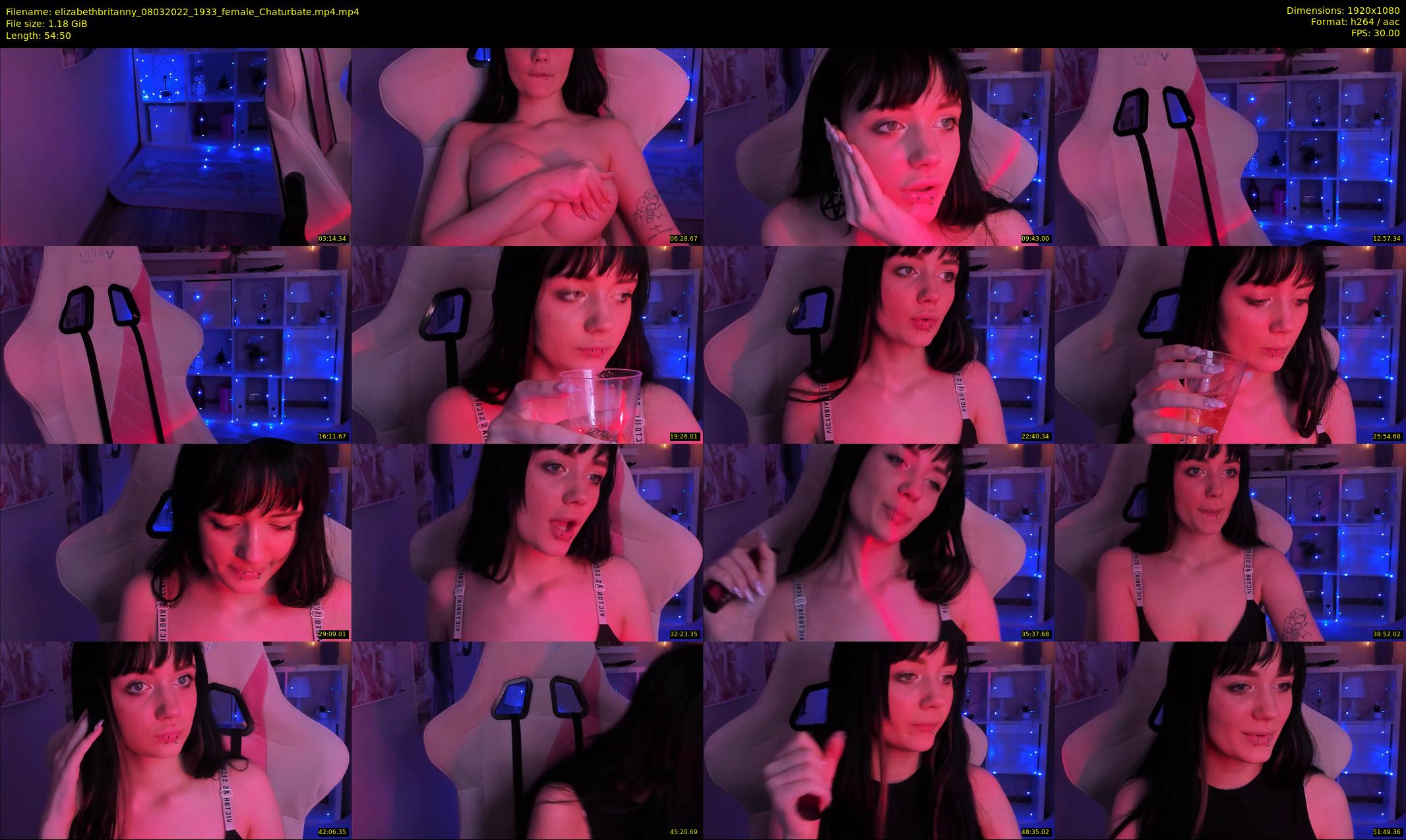 elizabethbritanny — 55 minute Chaturbate female cam show recording, 1080p, Mar 8, 2022