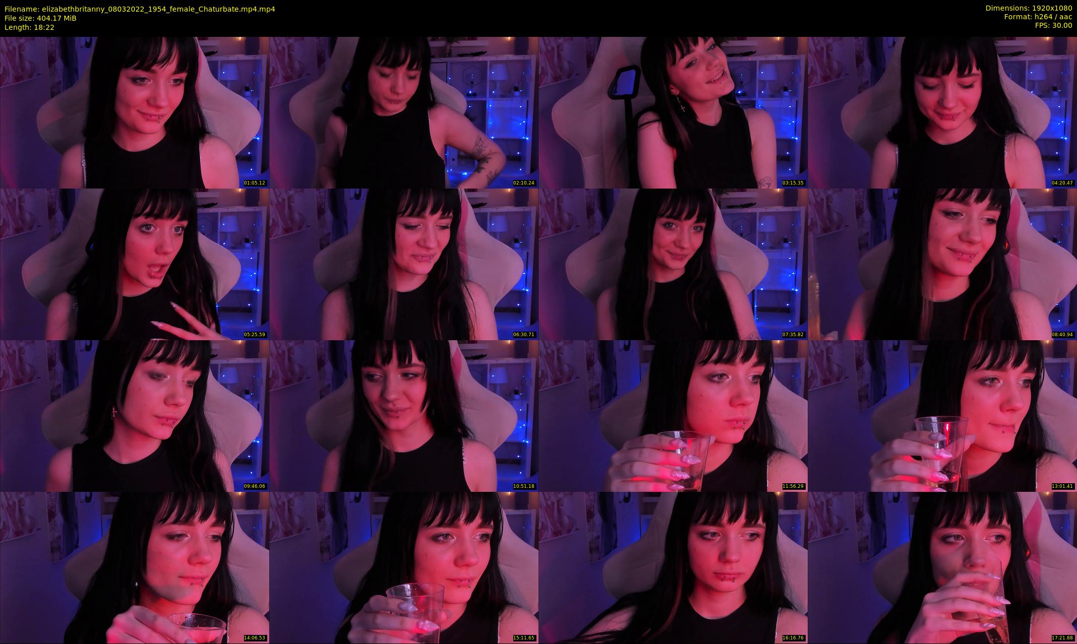 elizabethbritanny — 19 minute Chaturbate female cam show recording, 1080p, Mar 8, 2022