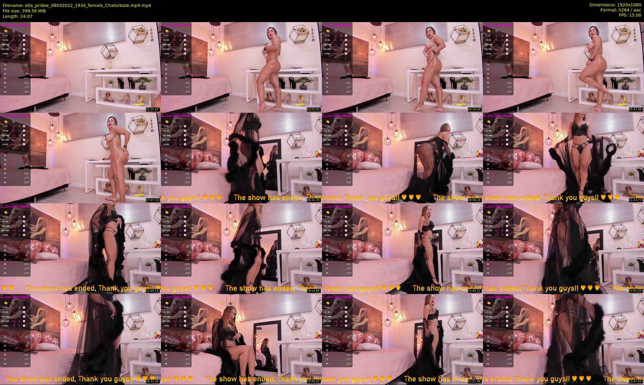ella_pridee — 25 minute Chaturbate female cam show recording, 1080p, Mar 8, 2022