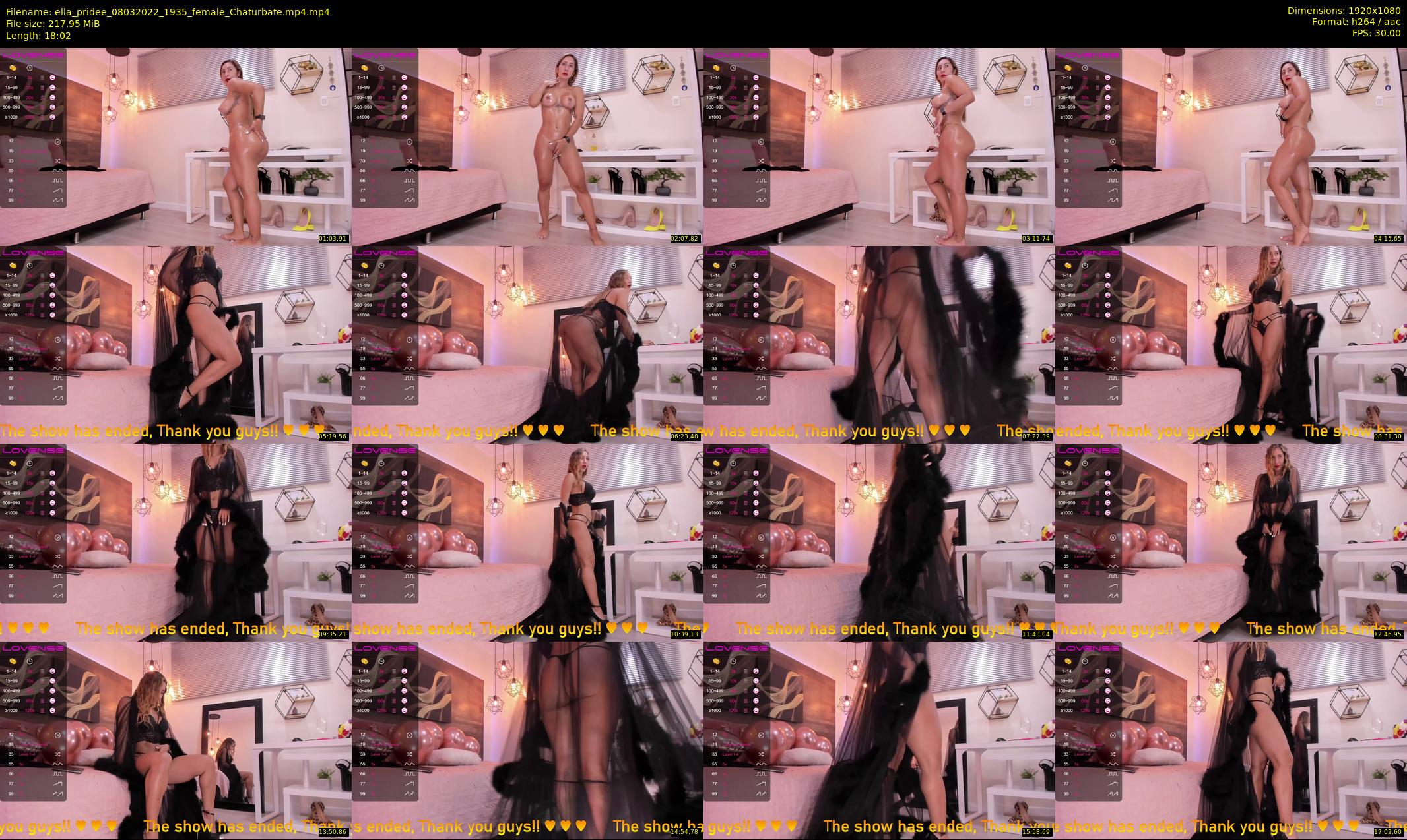ella_pridee — 19 minute Chaturbate female cam show recording, 1080p, Mar 8, 2022