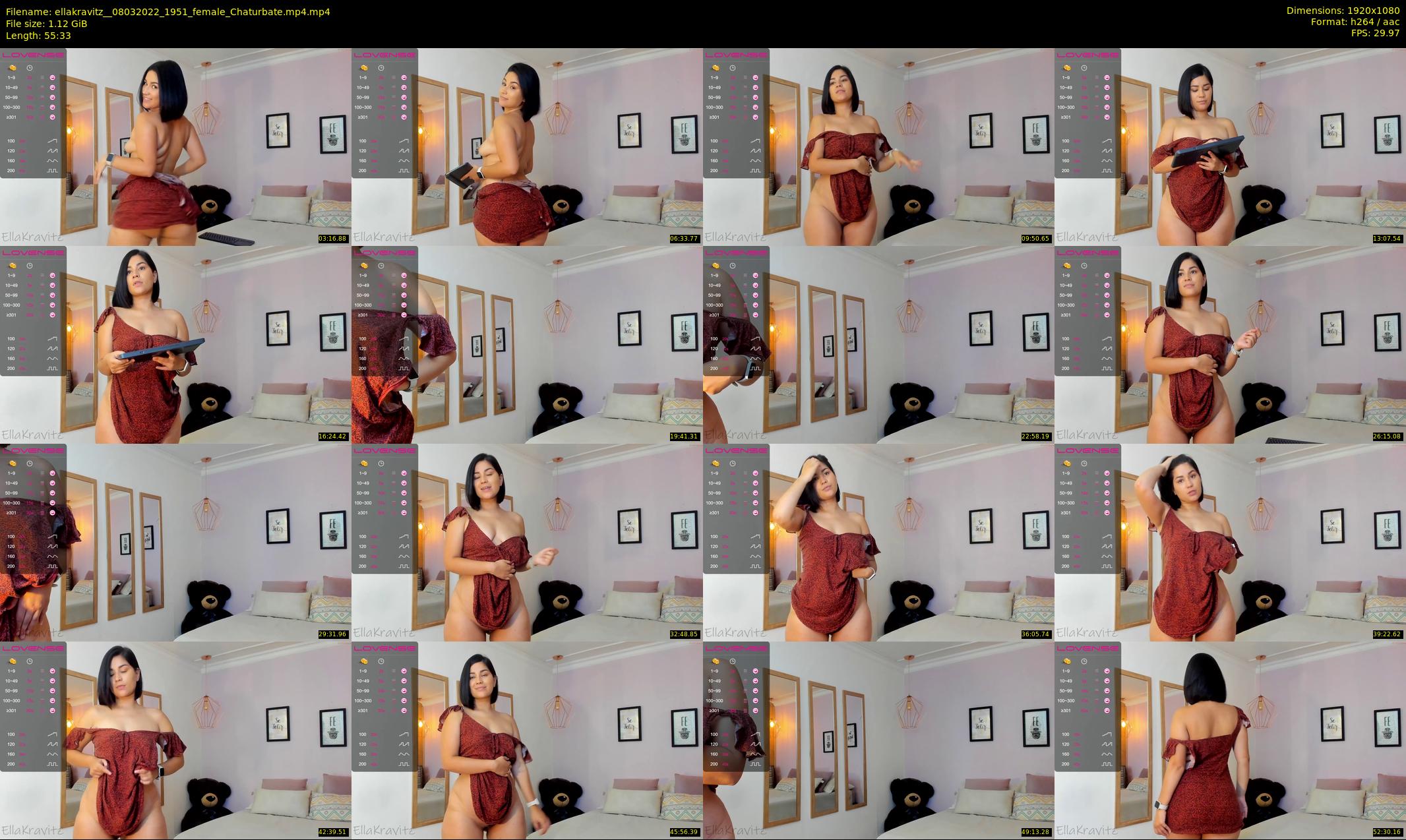 ellakravitz_ — 56 minute Chaturbate female cam show recording, 1080p, Mar 8, 2022
