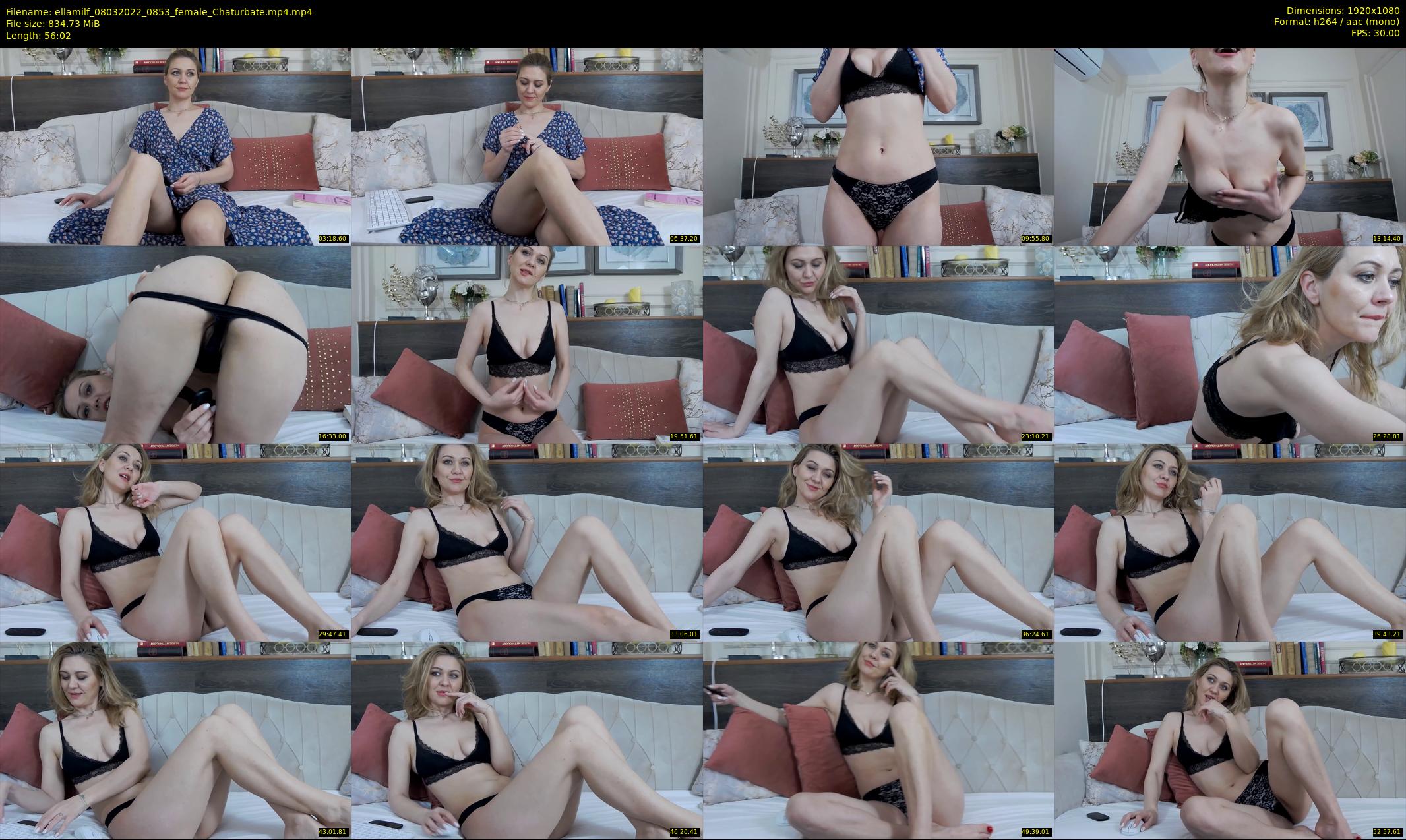 ellamilf — 57 minute Chaturbate female cam show recording, 1080p, Mar 8, 2022