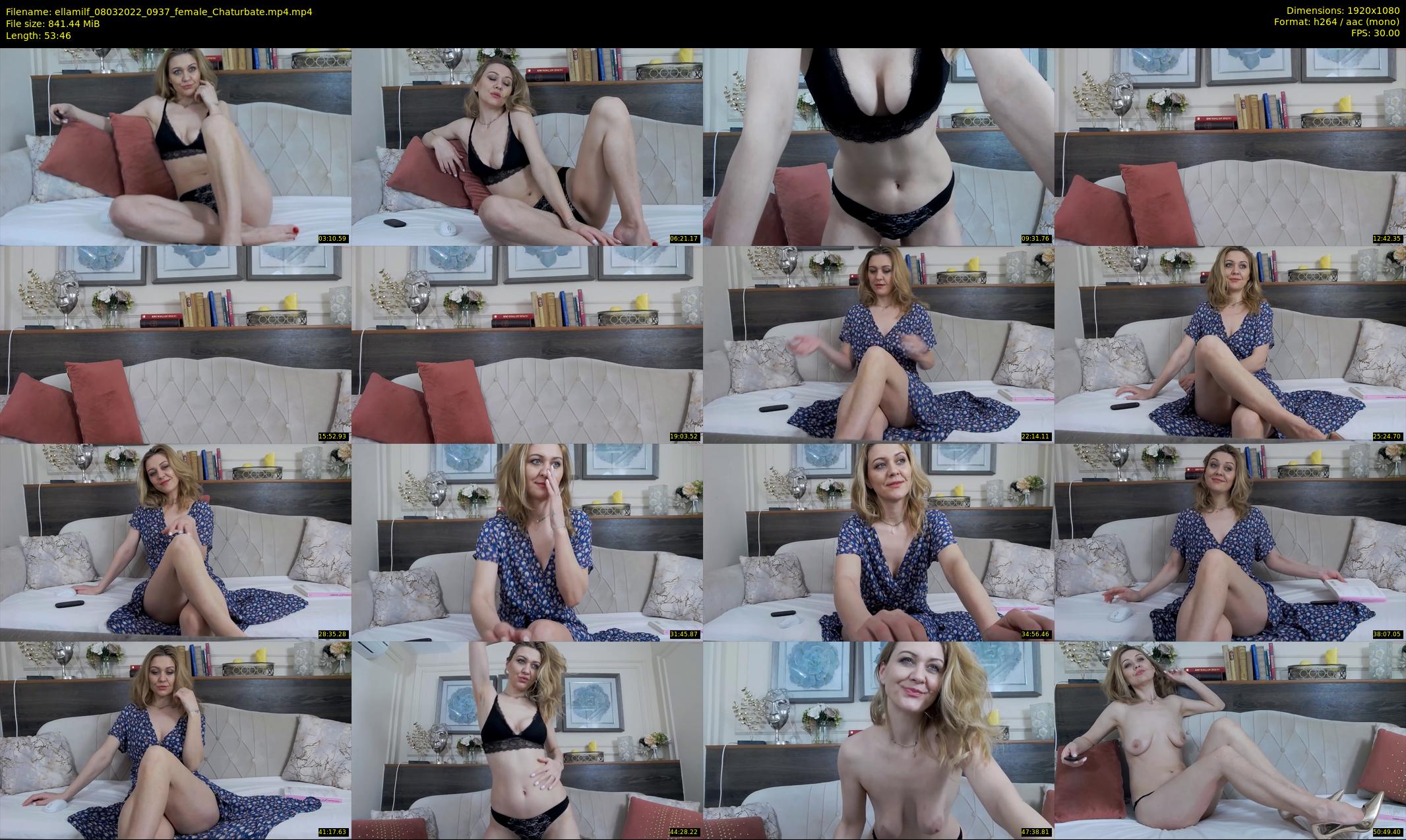 ellamilf — 54 minute Chaturbate female cam show recording, 1080p, Mar 8, 2022