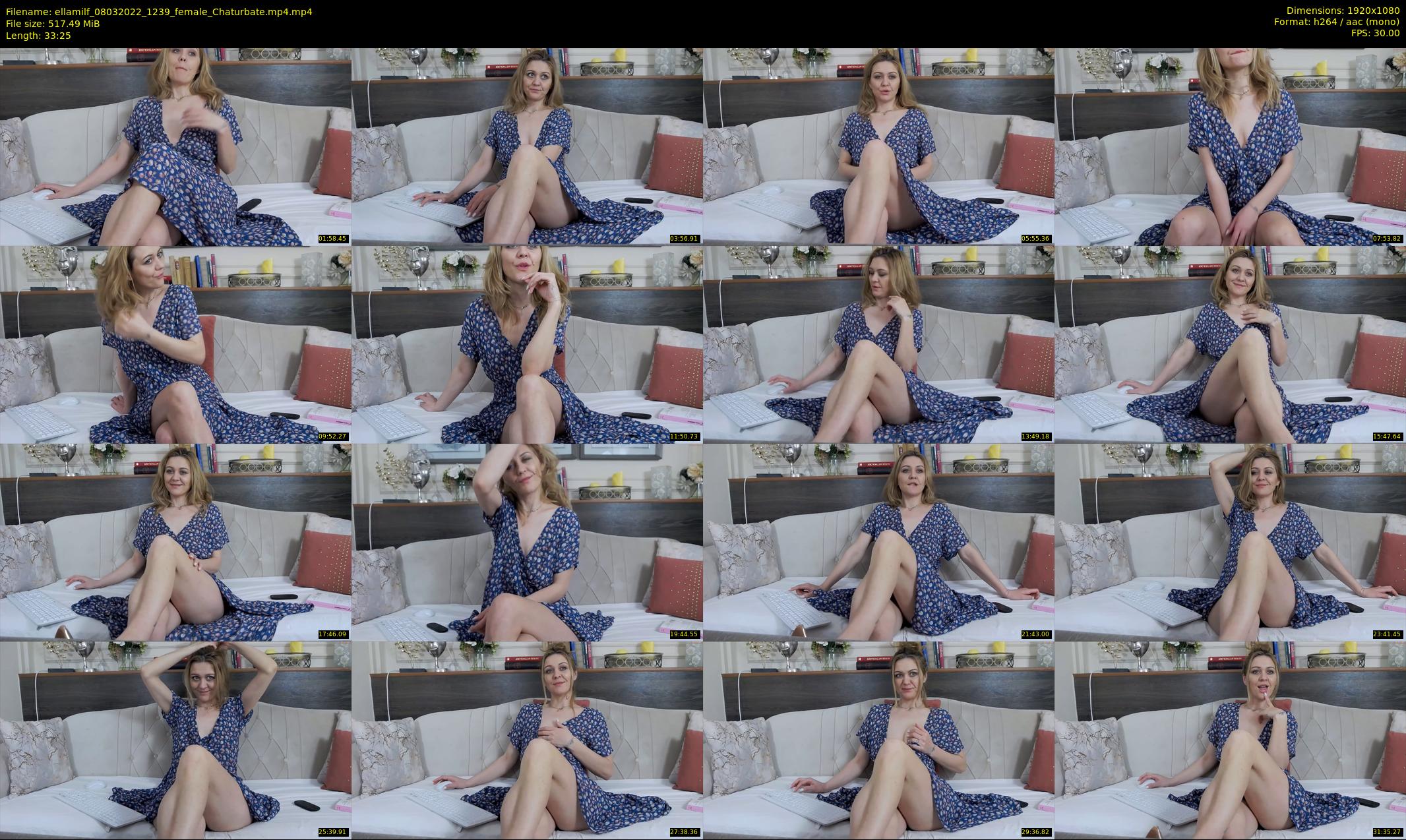 ellamilf — 34 minute Chaturbate female cam show recording, 1080p, Mar 8, 2022
