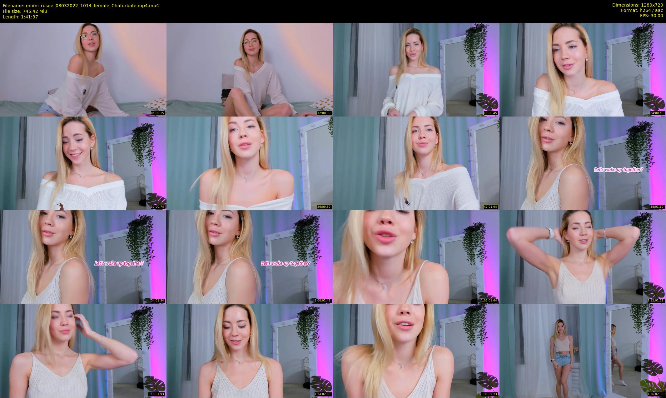 emmi_rosee — 102 minute Chaturbate female cam show recording, 720p, Mar 8, 2022