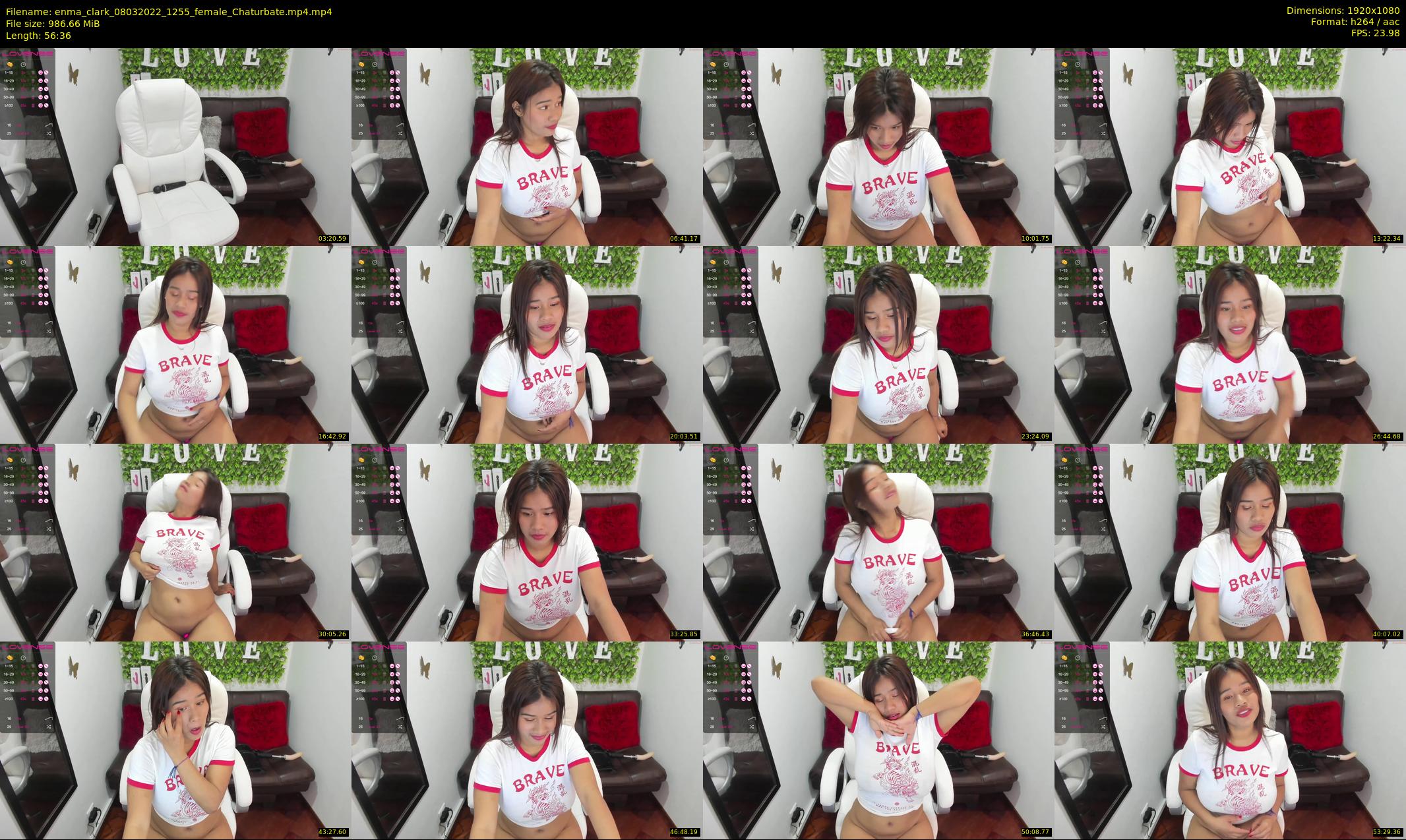 enma_clark — 57 minute Chaturbate female cam show recording, 1080p, Mar 8, 2022
