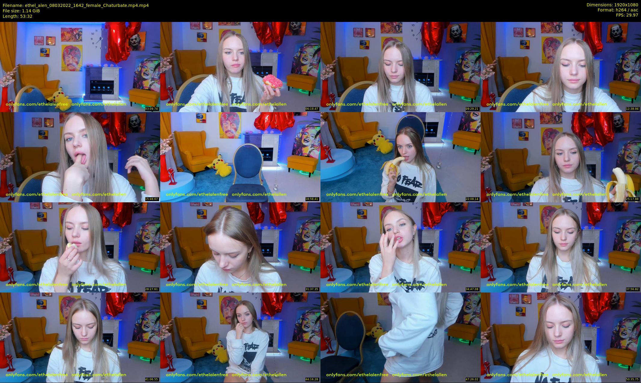 ethel_alen — 54 minute Chaturbate female cam show recording, 1080p, Mar 8, 2022