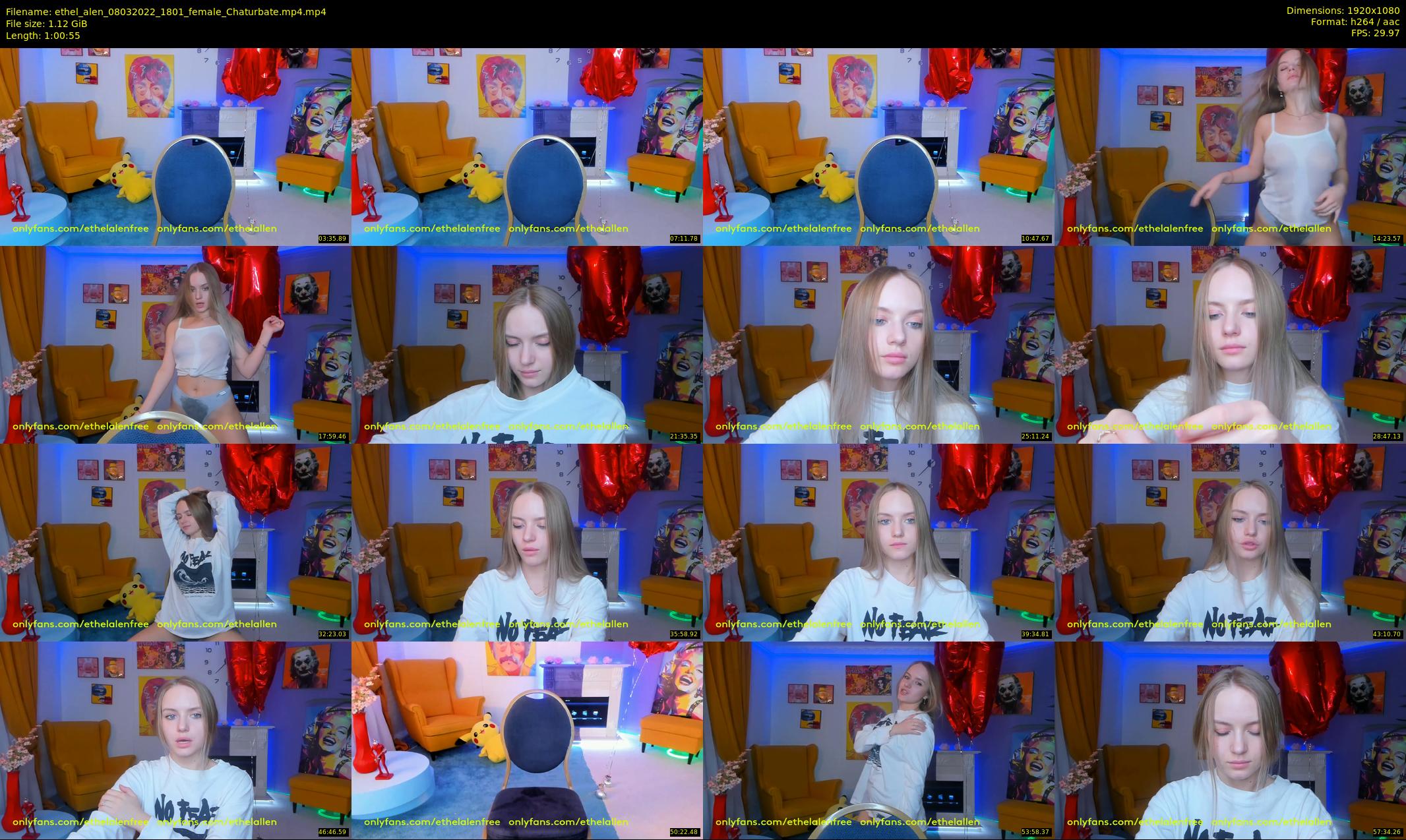 ethel_alen — 61 minute Chaturbate female cam show recording, 1080p, Mar 8, 2022