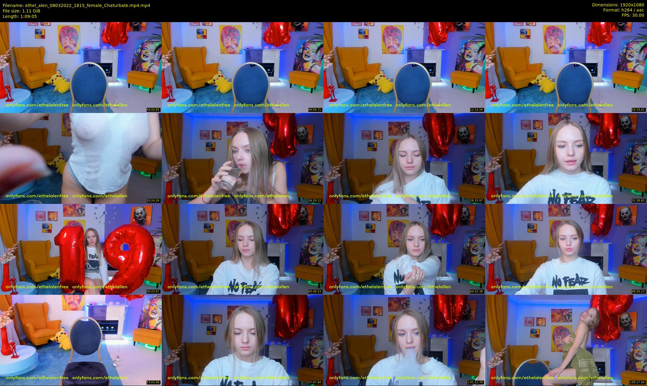ethel_alen — 70 minute Chaturbate female cam show recording, 1080p, Mar 8, 2022