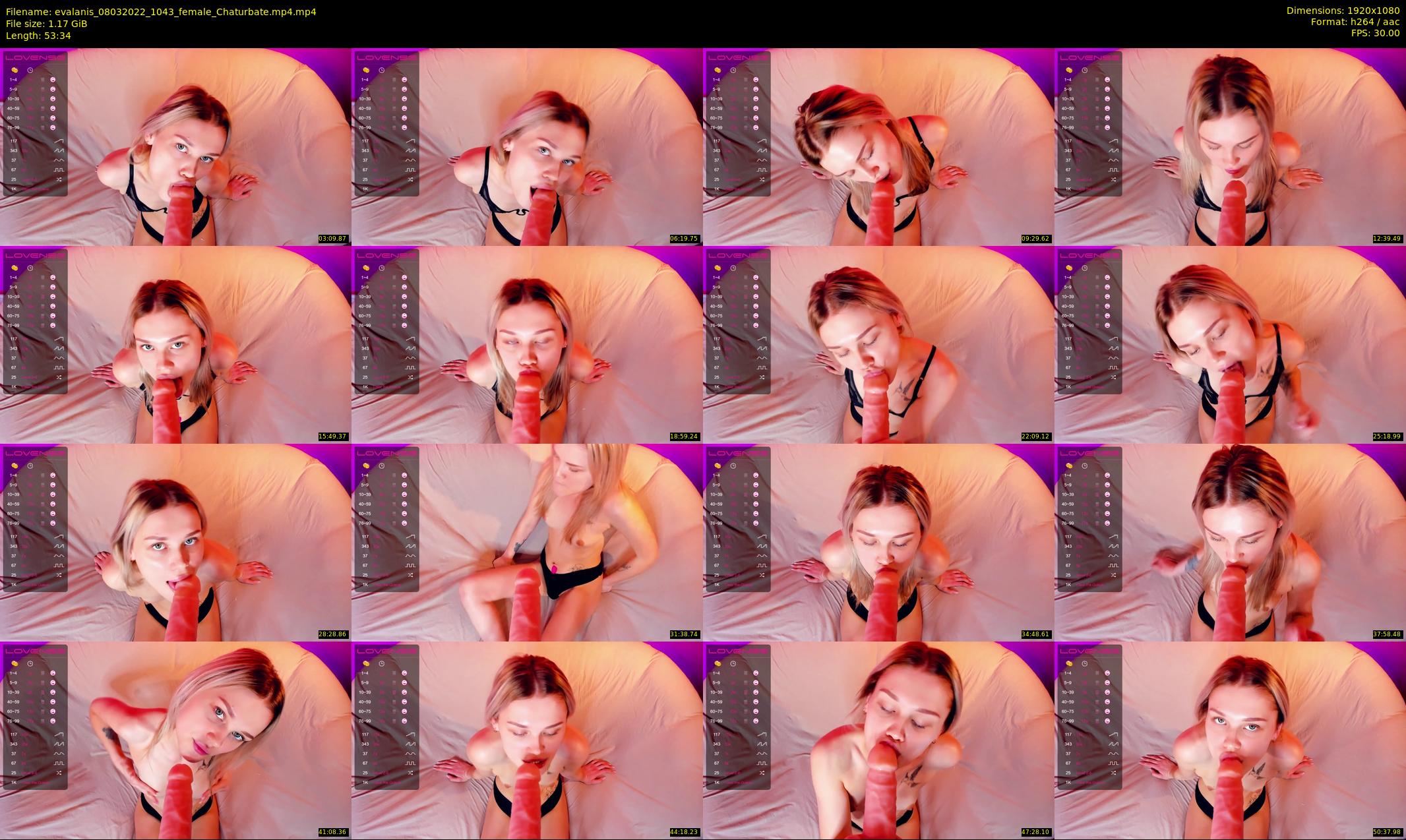 evalanis — 54 minute Chaturbate couple cam show recording, 1080p, Mar 8, 2022