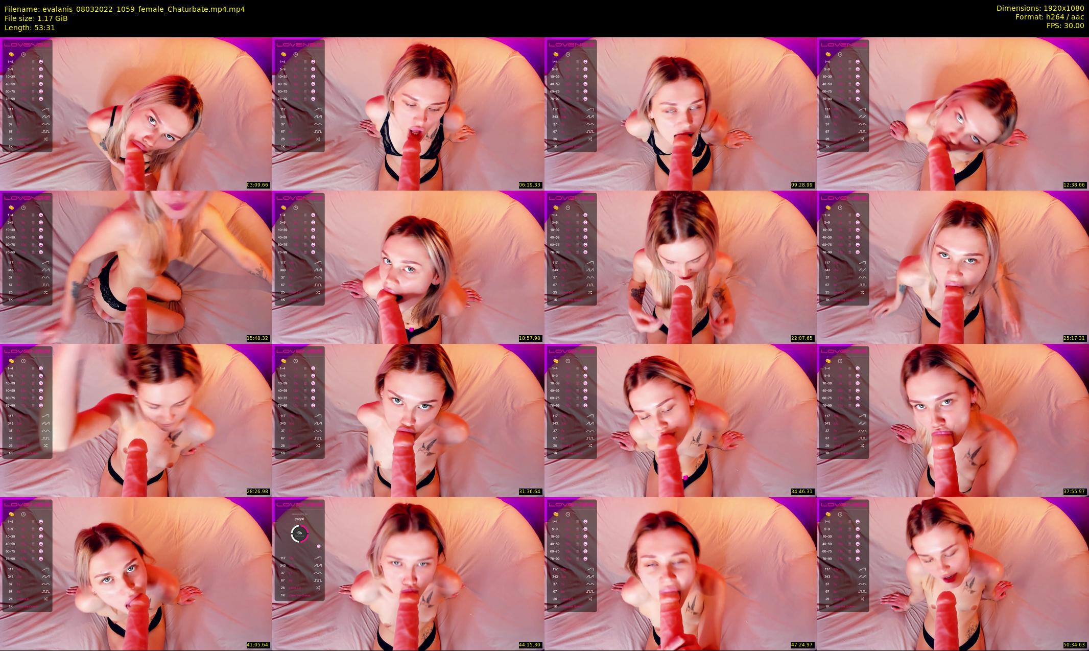 evalanis — 54 minute Chaturbate couple cam show recording, 1080p, Mar 8, 2022