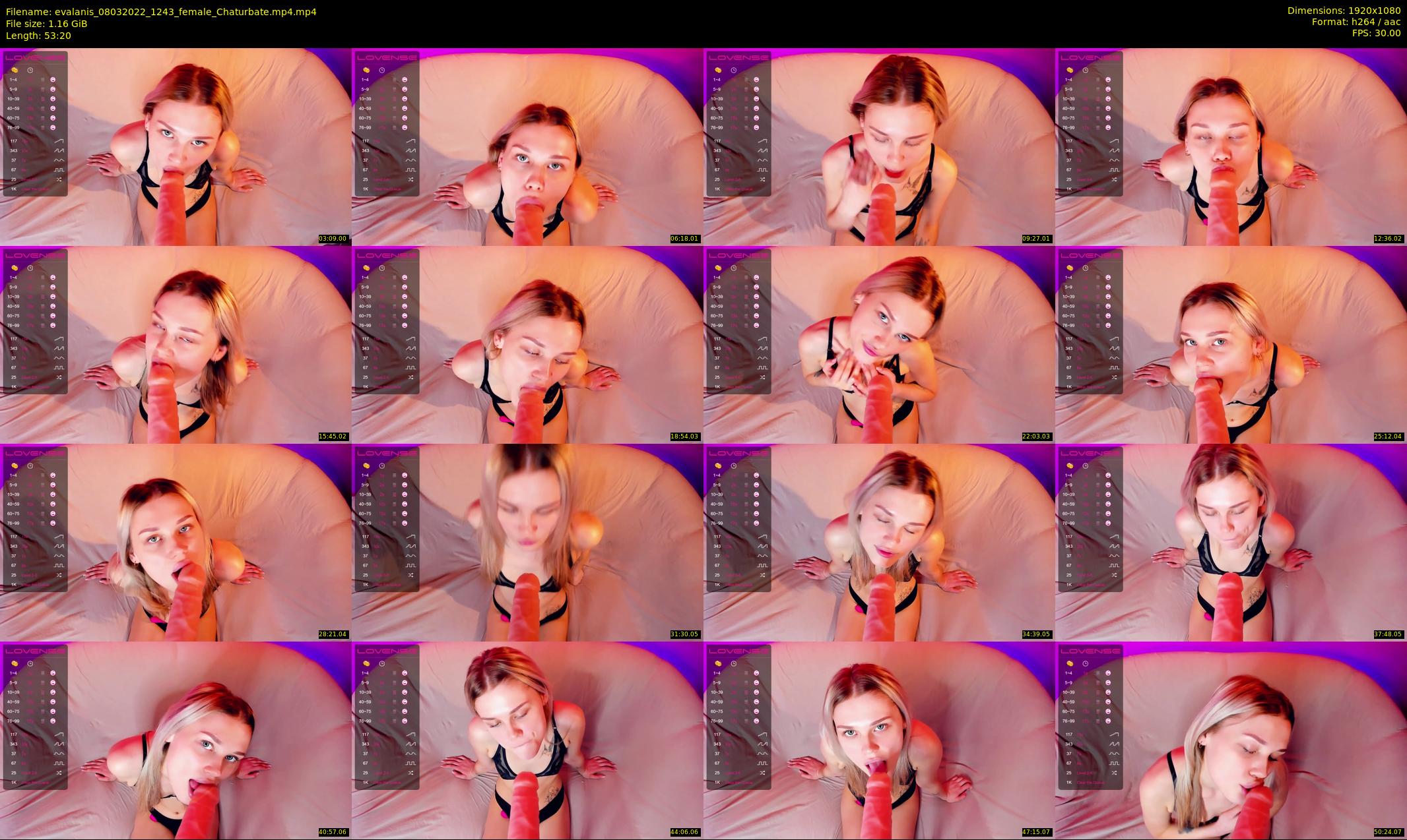 evalanis — 54 minute Chaturbate couple cam show recording, 1080p, Mar 8, 2022