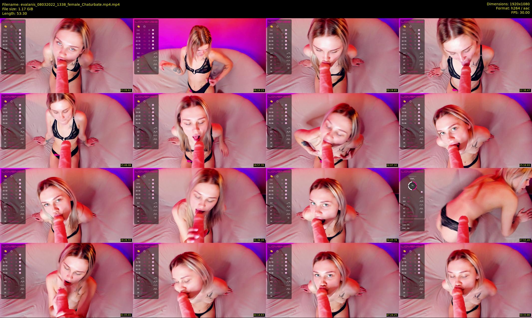 evalanis — 54 minute Chaturbate couple cam show recording, 1080p, Mar 8, 2022