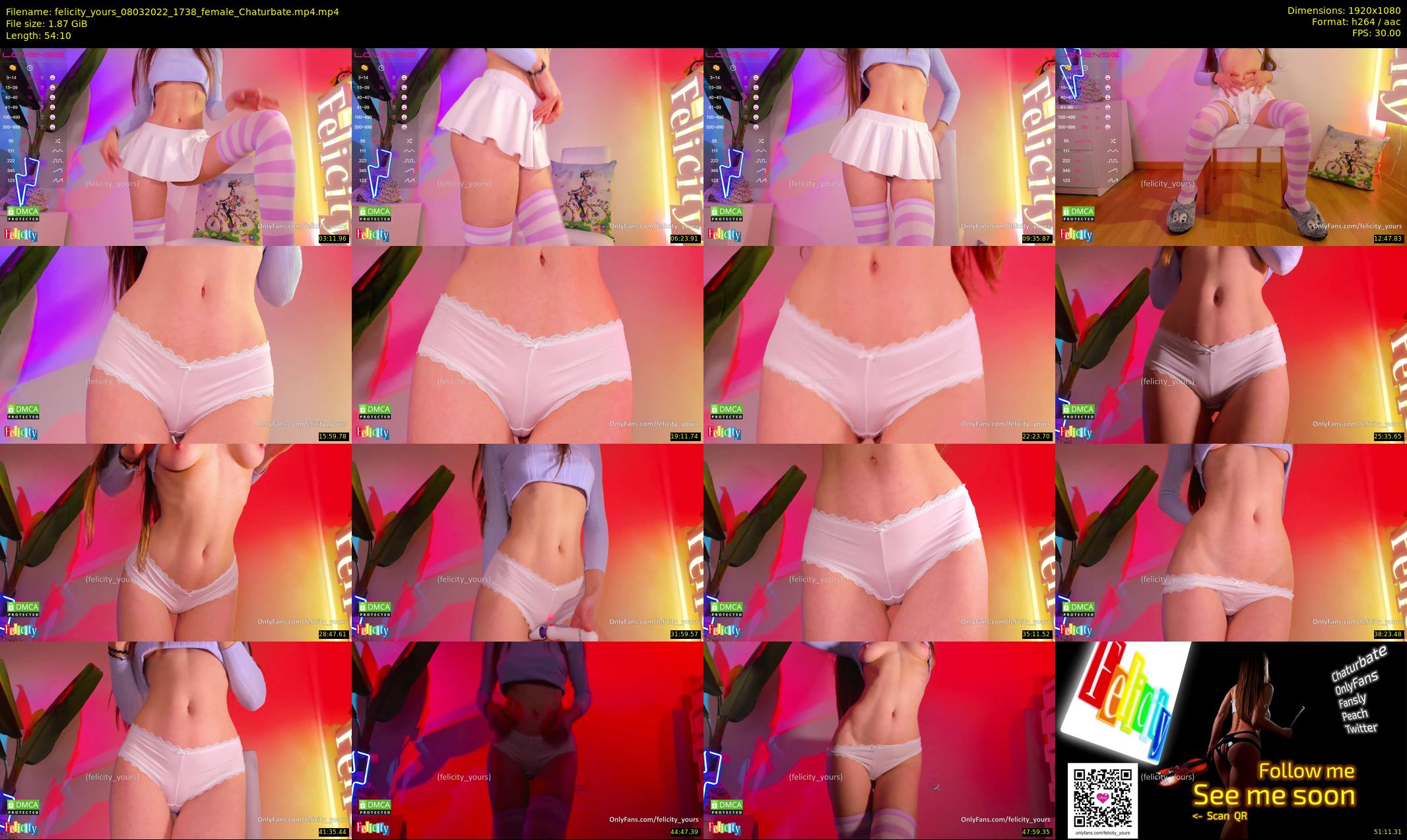 felicity_yours — 55 minute Chaturbate female cam show recording, 1080p, Mar 8, 2022